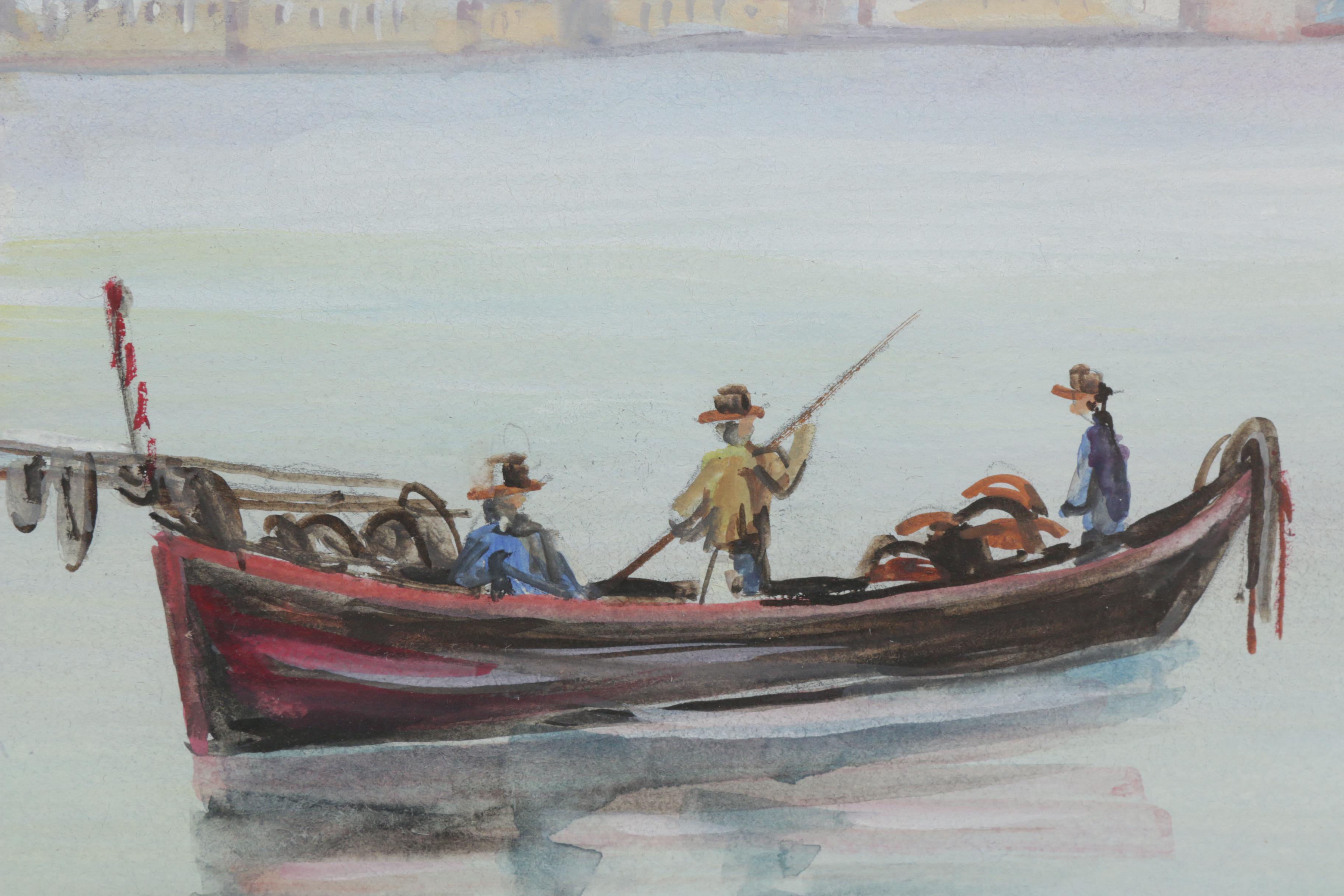 Giovanni Battista Watercolor Painting