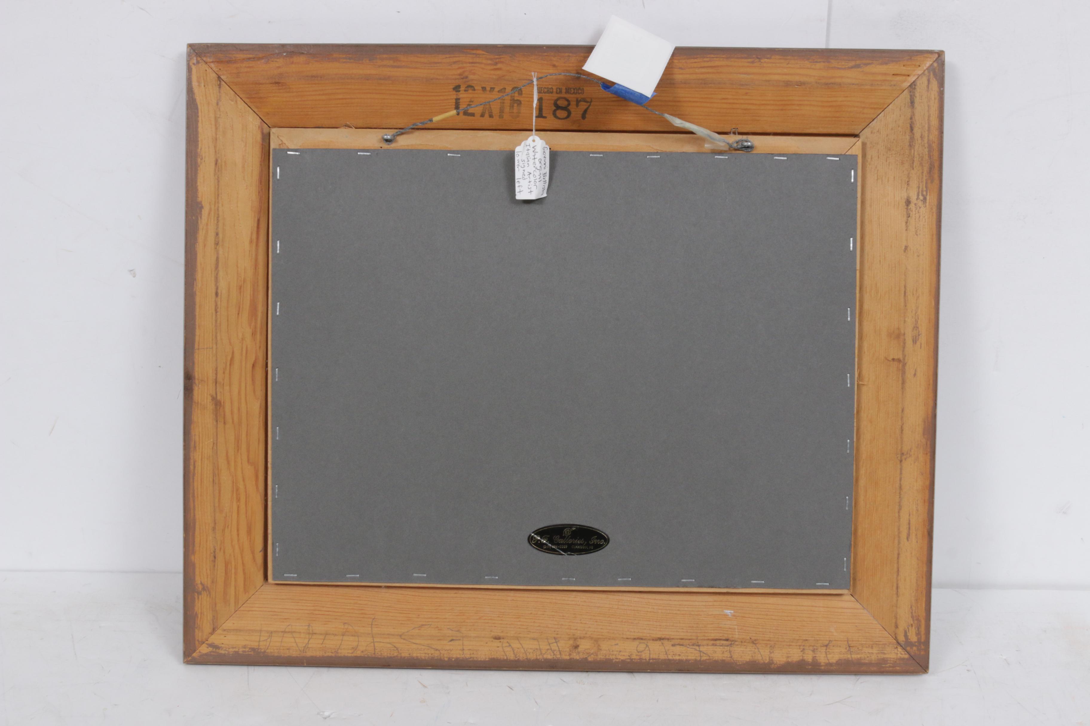 Giovanni Battista Watercolor Painting