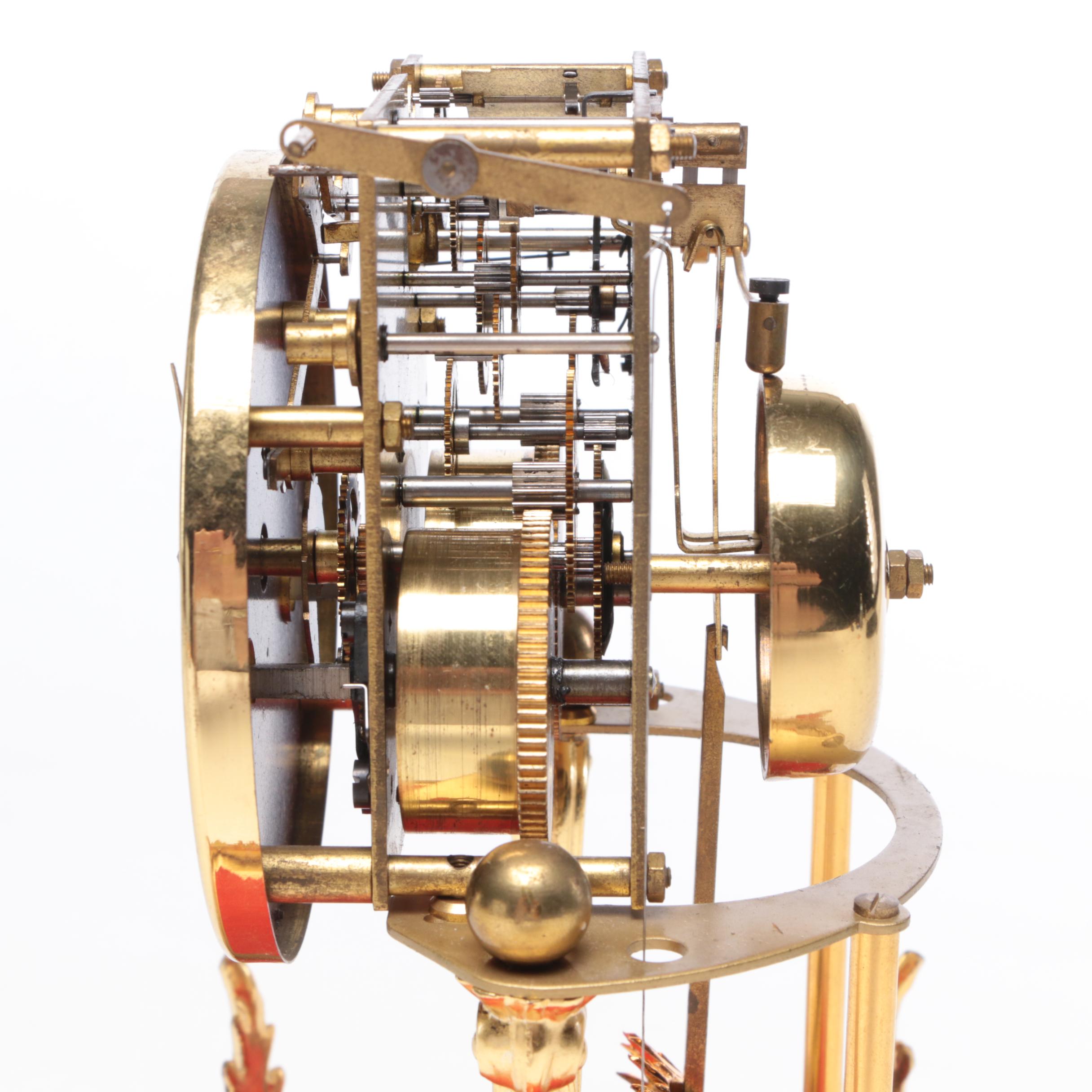 Schmid Louis XV Style "Du Château" Pendulum Mantel Clock