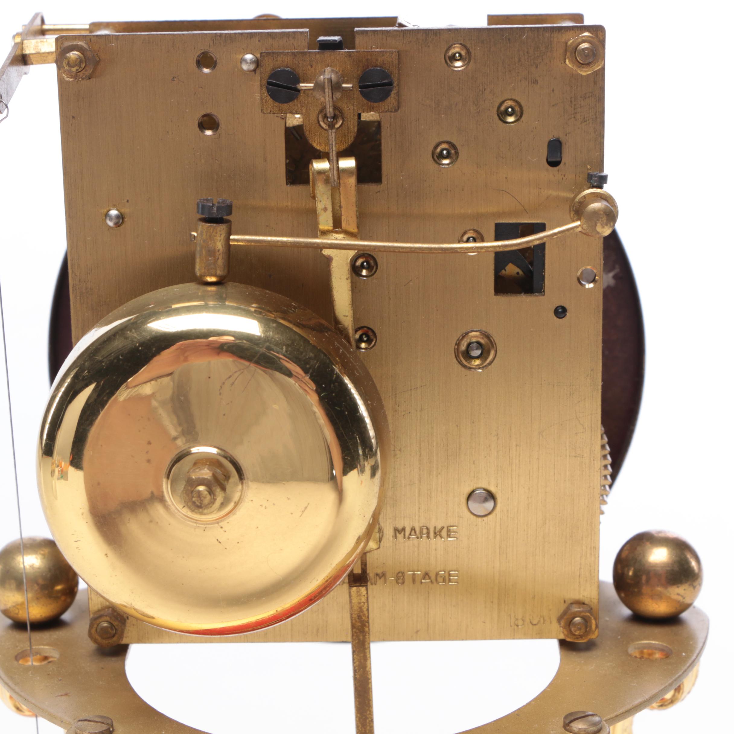 Schmid Louis XV Style "Du Château" Pendulum Mantel Clock