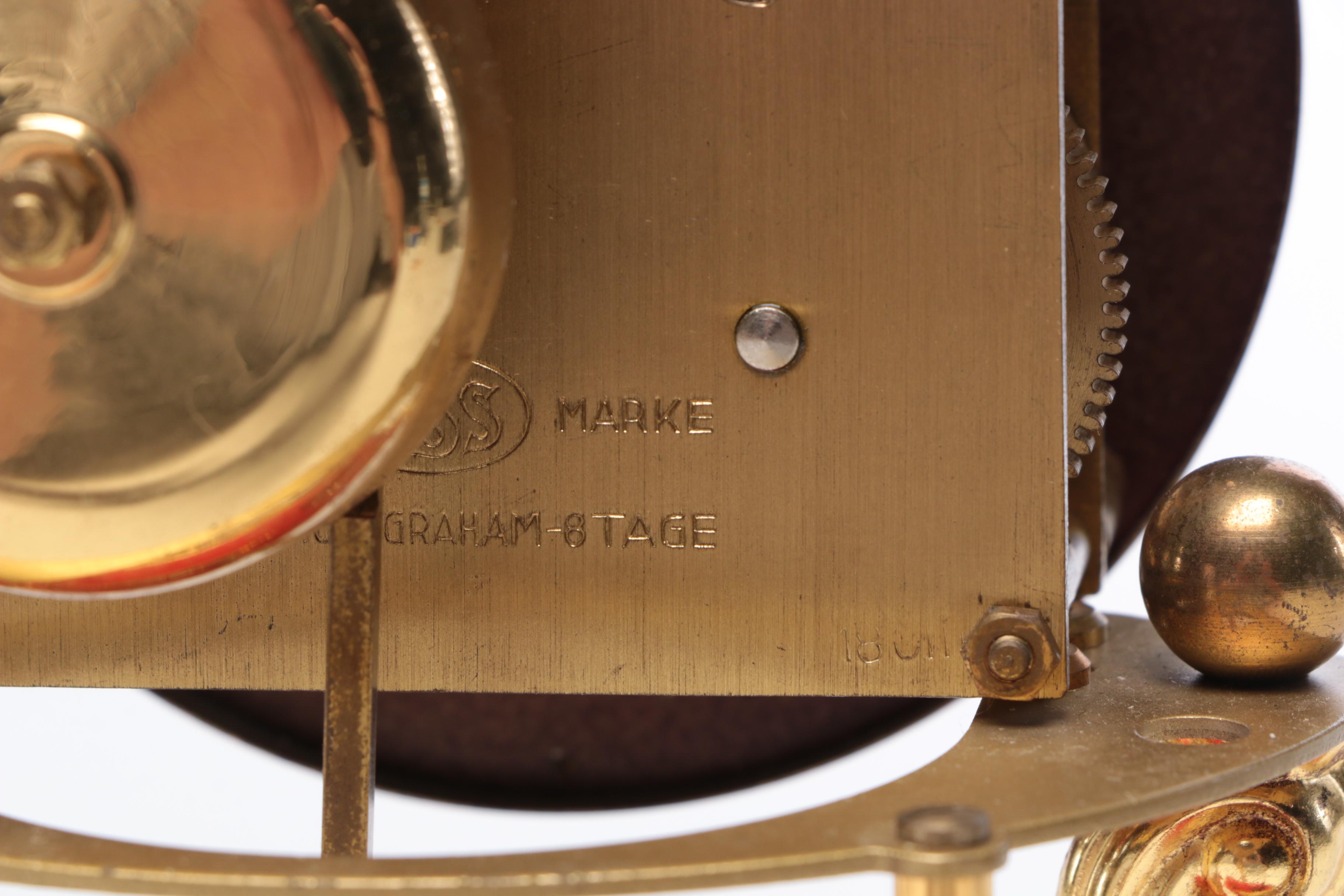 Schmid Louis XV Style "Du Château" Pendulum Mantel Clock