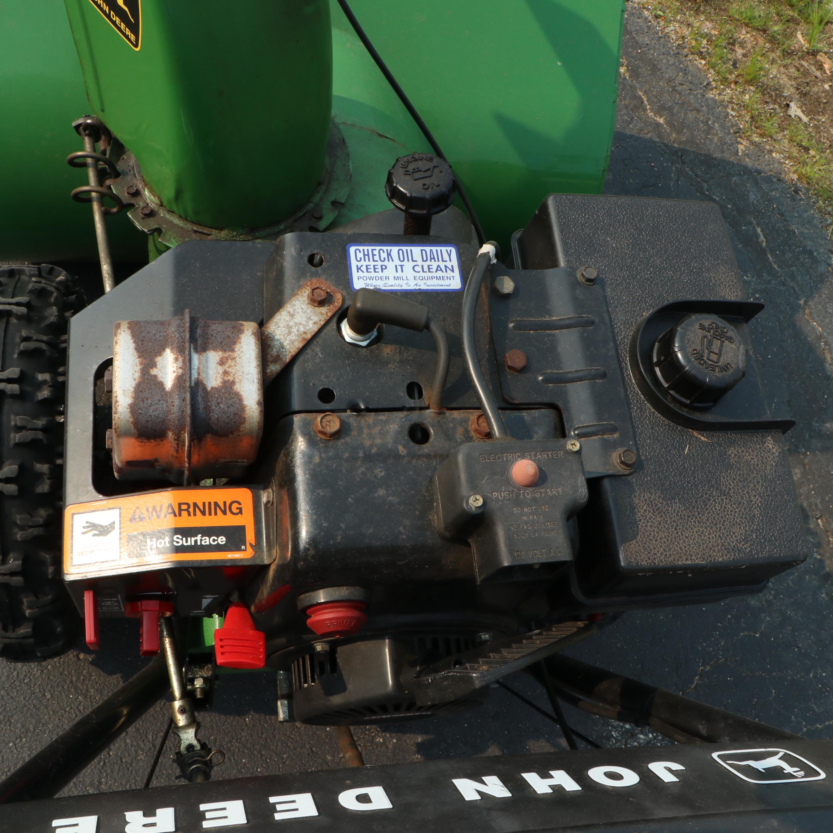 John Deere 828D Self-Propelled Walk-Behind Snow Blower