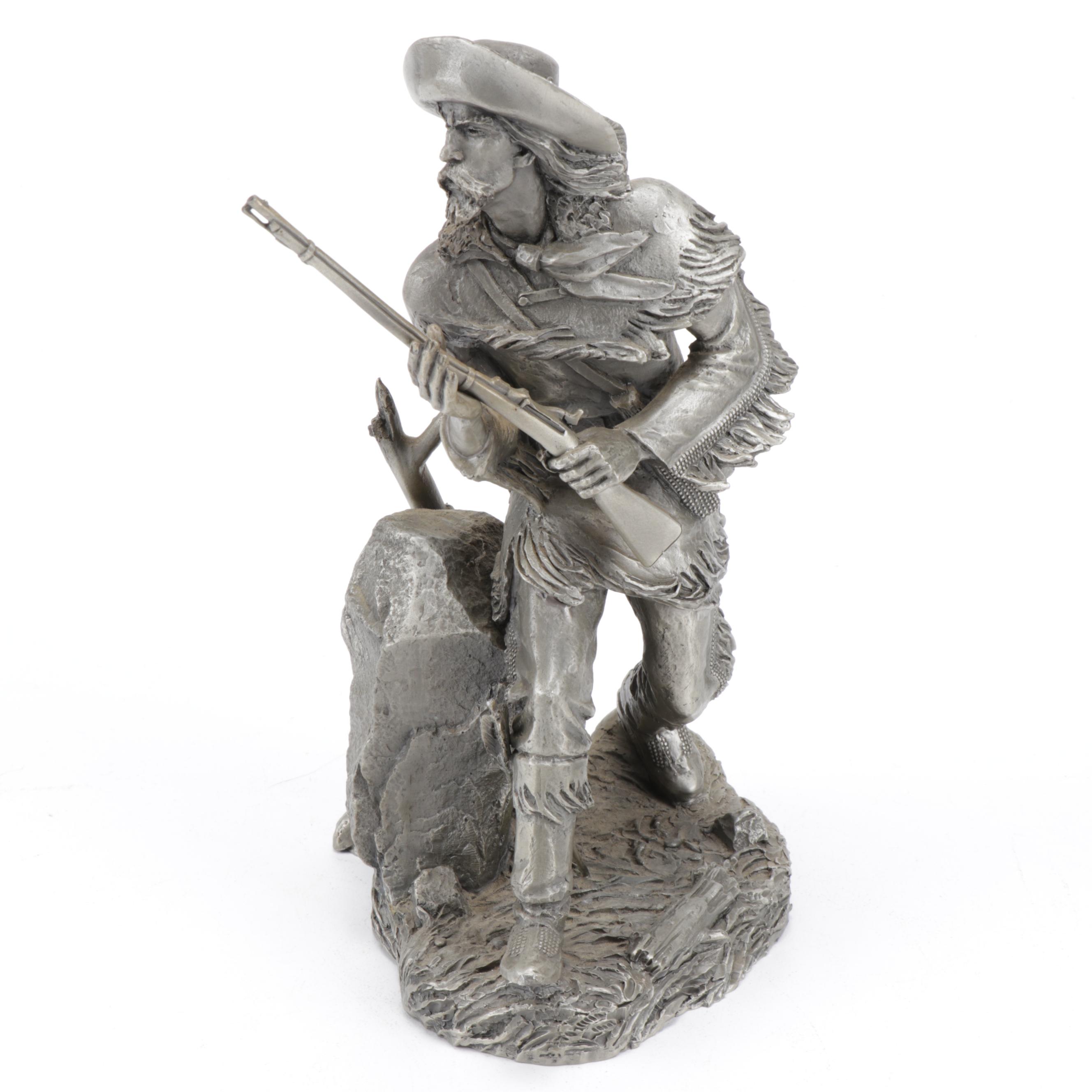 Jim Ponter Pewter Sculpture "Silent Foe"