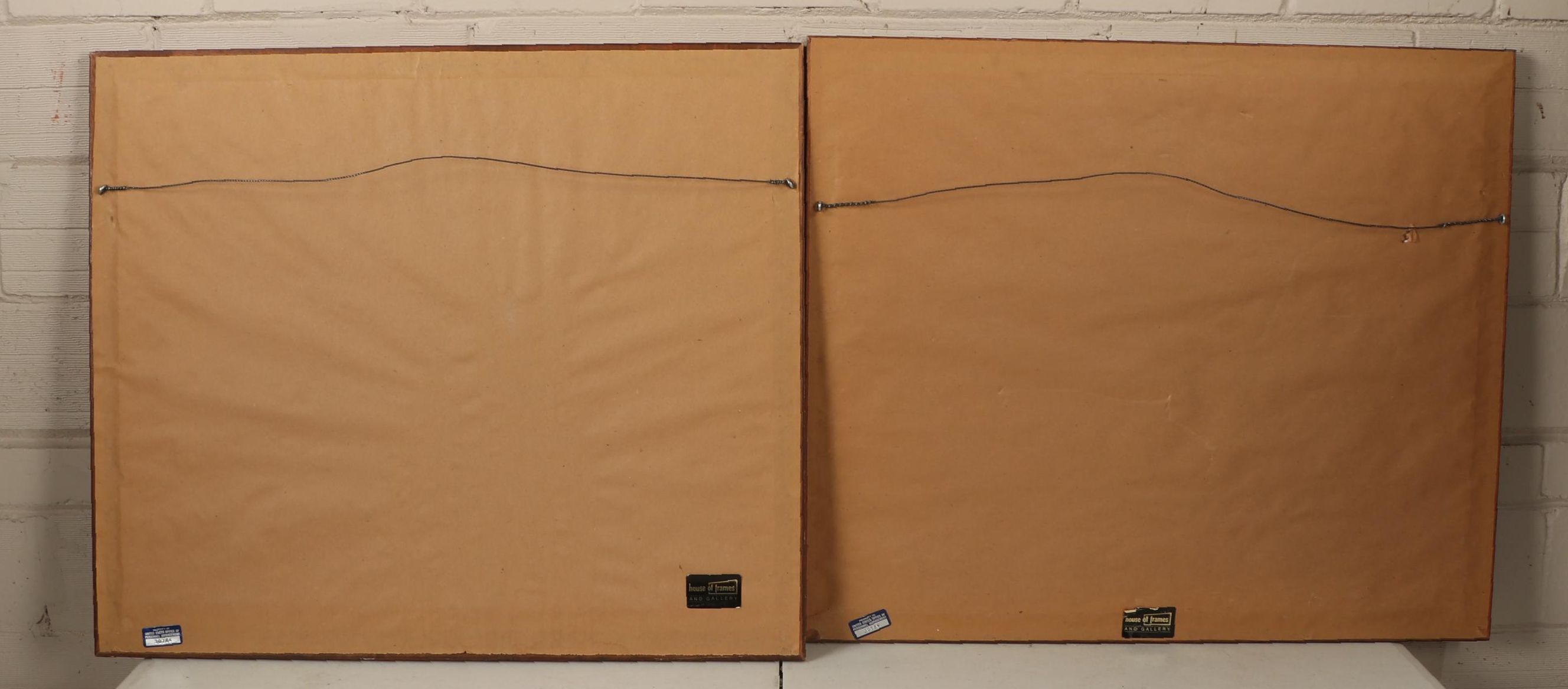 J.E. Stimson Sepia Tone Photographs of County Courthouses