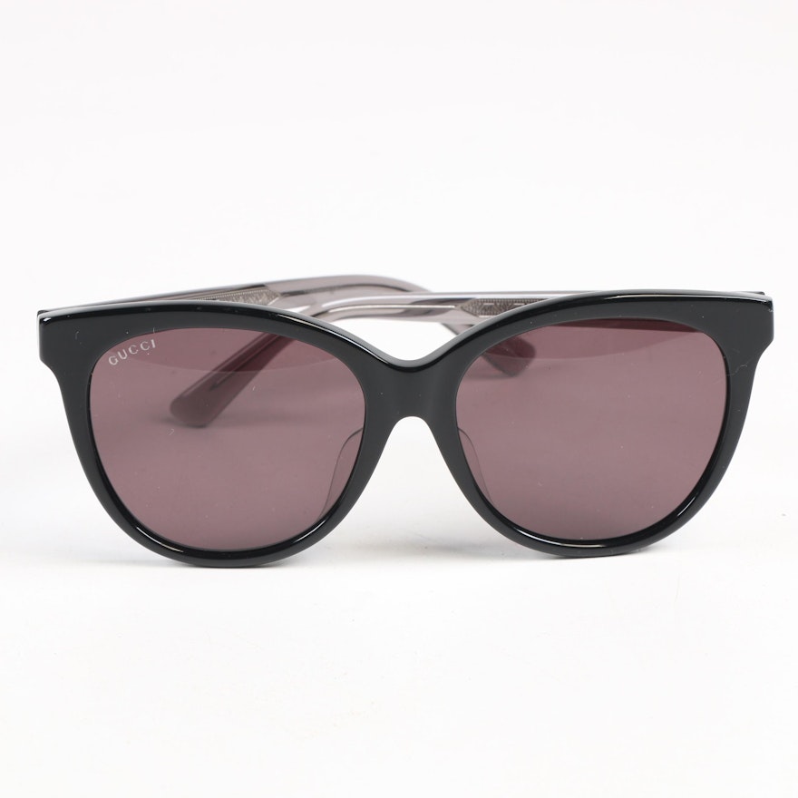 Gucci GG 0081 Modified Cat Eye Sunglasses
