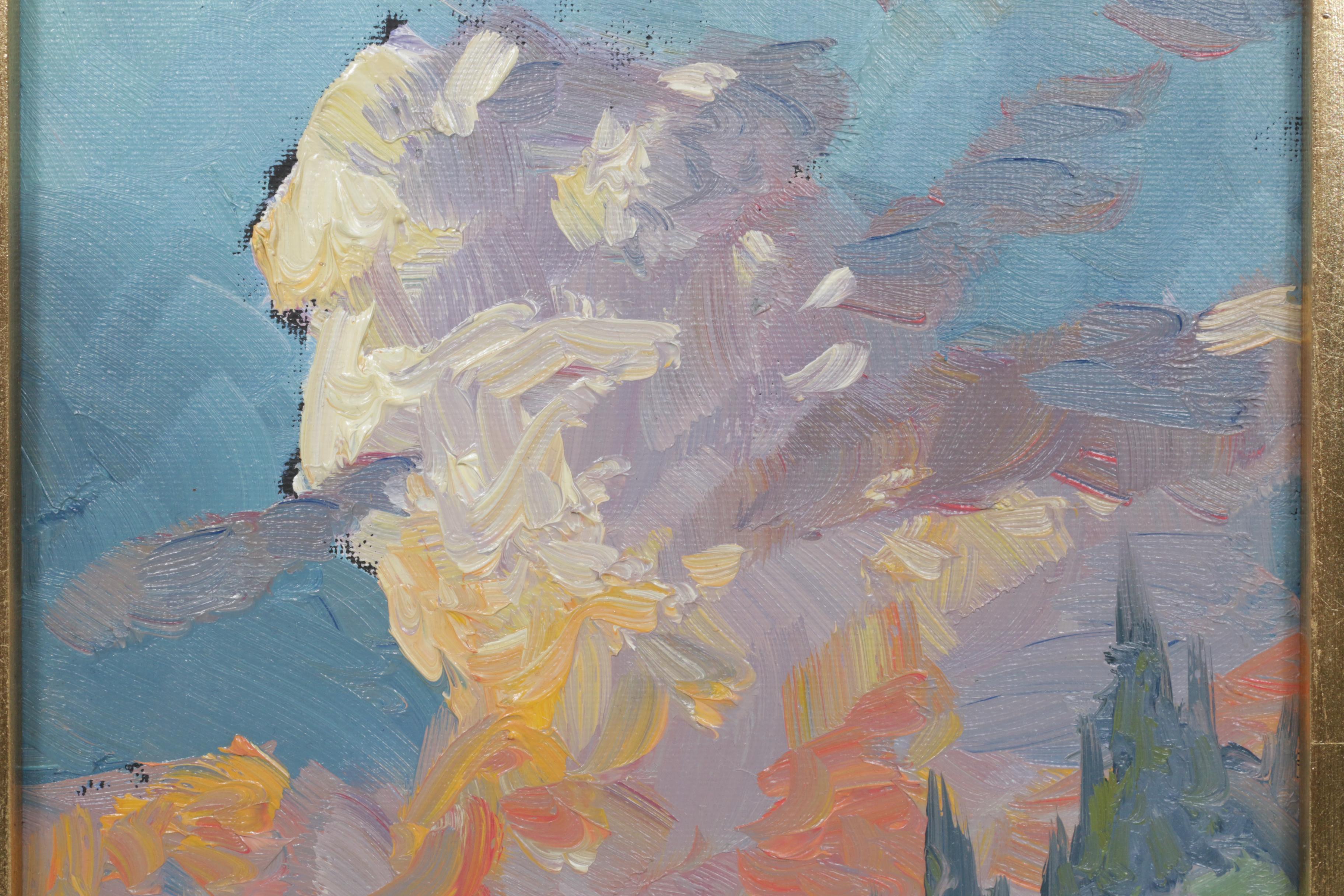 William Hawkins Landscape Oil Painting