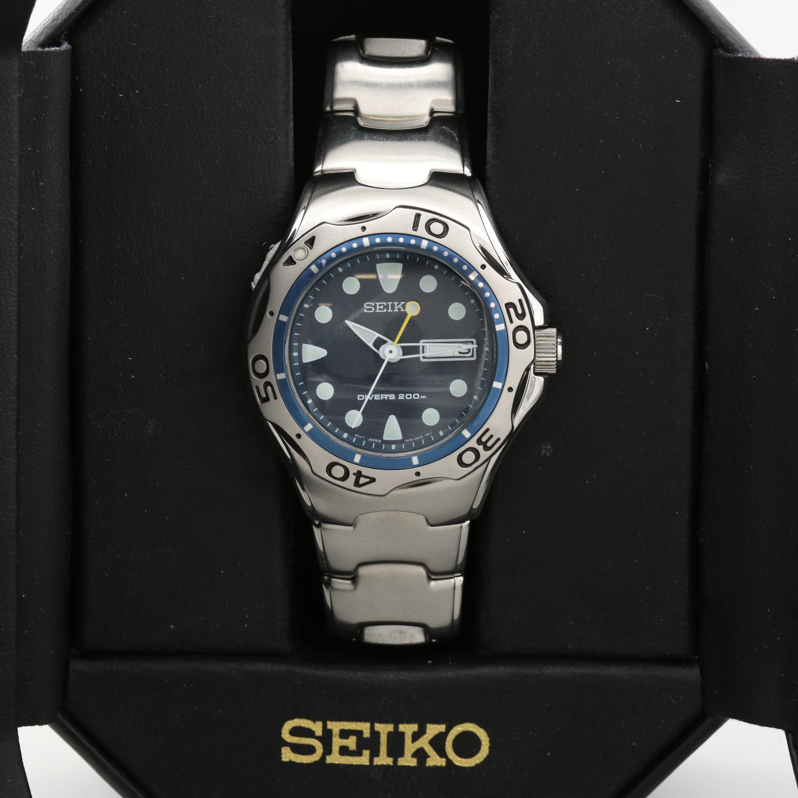 Seiko Scuba Divers 200M Stainless Steel Quartz Watch