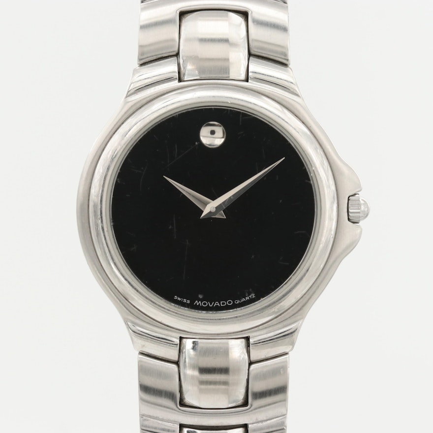 Movado Museum Stainless Steel Quartz Wristwatch
