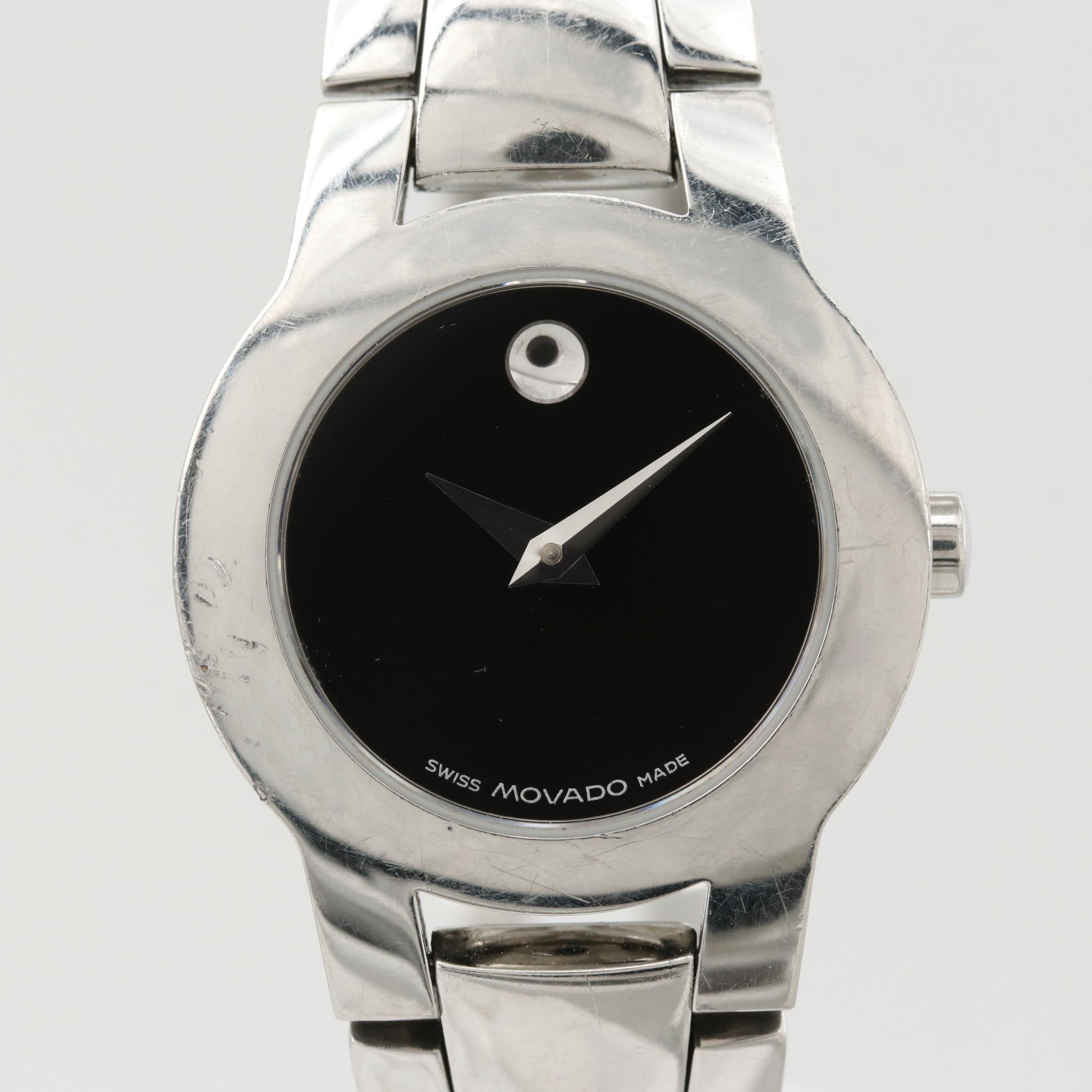 Movado Amorosa Stainless Steel Quartz Watch