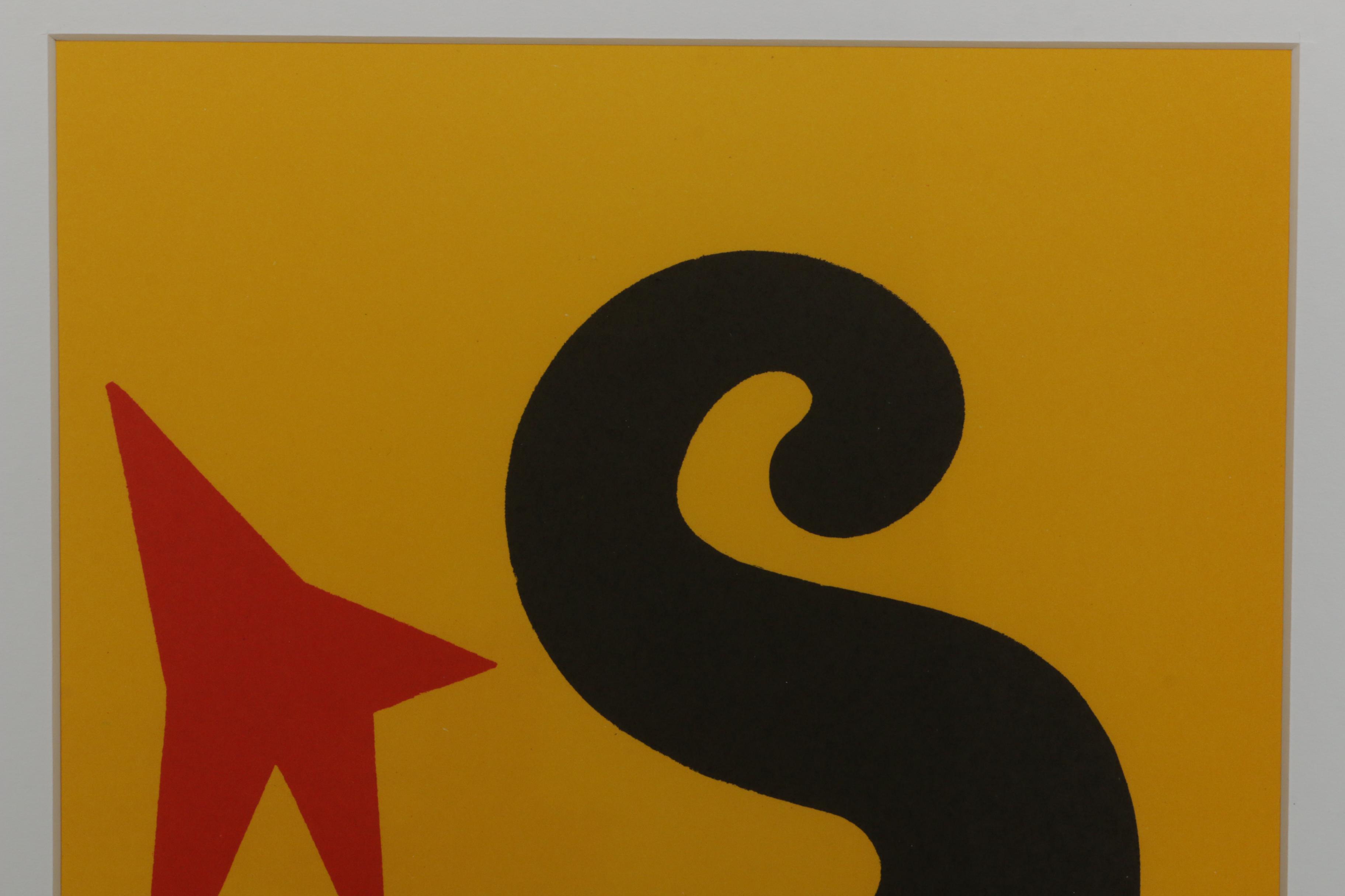 Alexander Calder Color Lithograph for "Derriere le Miroir"
