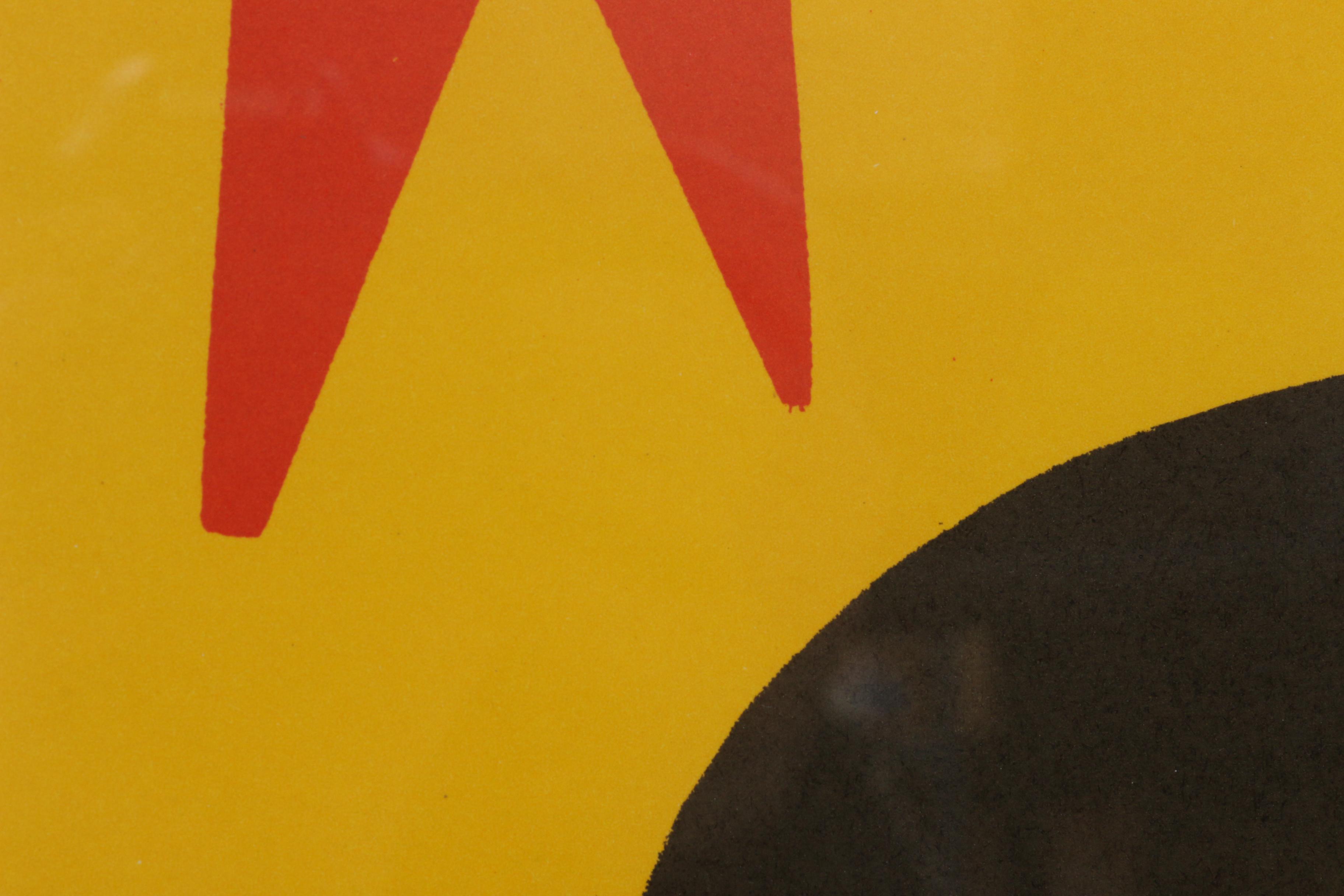 Alexander Calder Color Lithograph for "Derriere le Miroir"