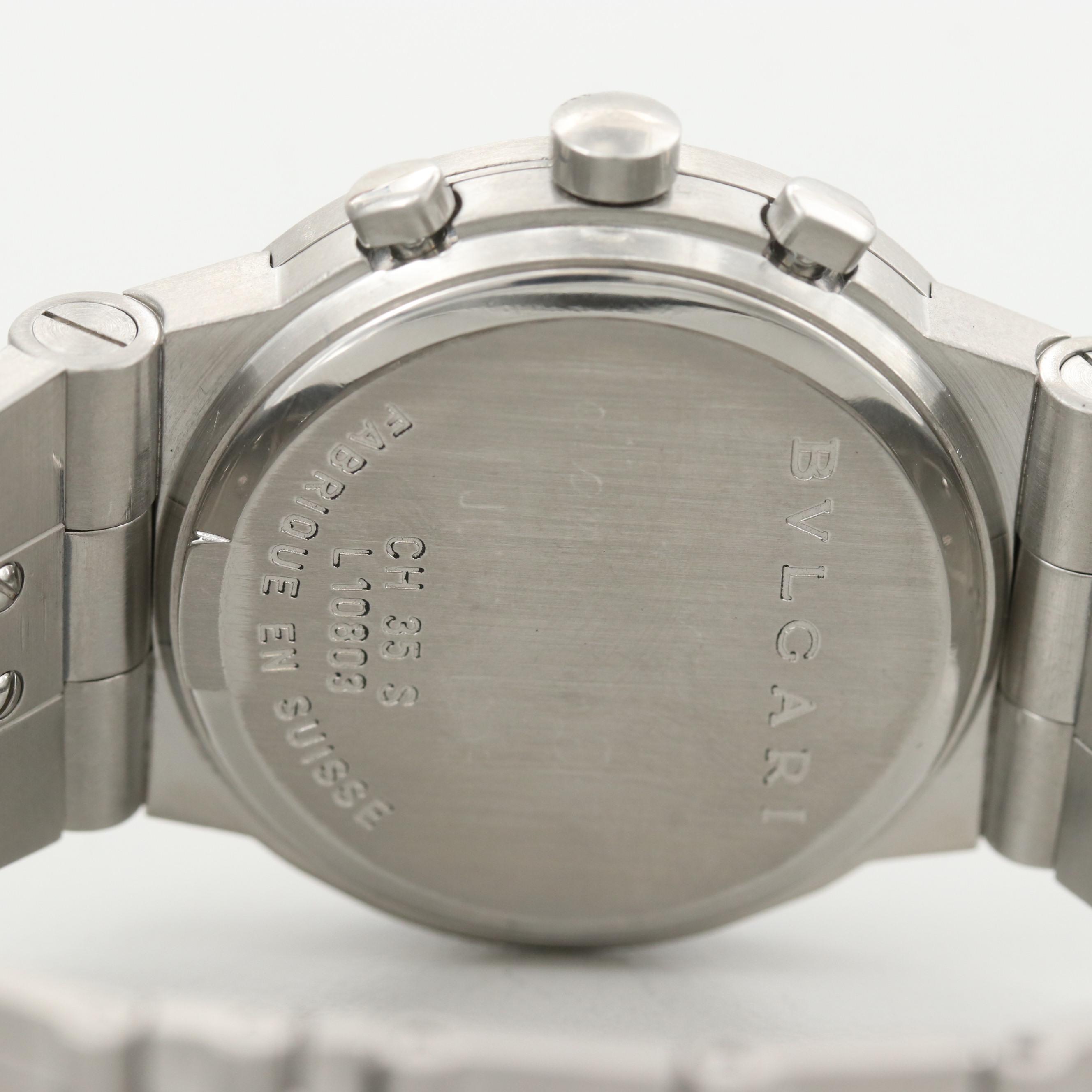 Bulgari Diagono Chronograph Stainless Steel Quartz Watch
