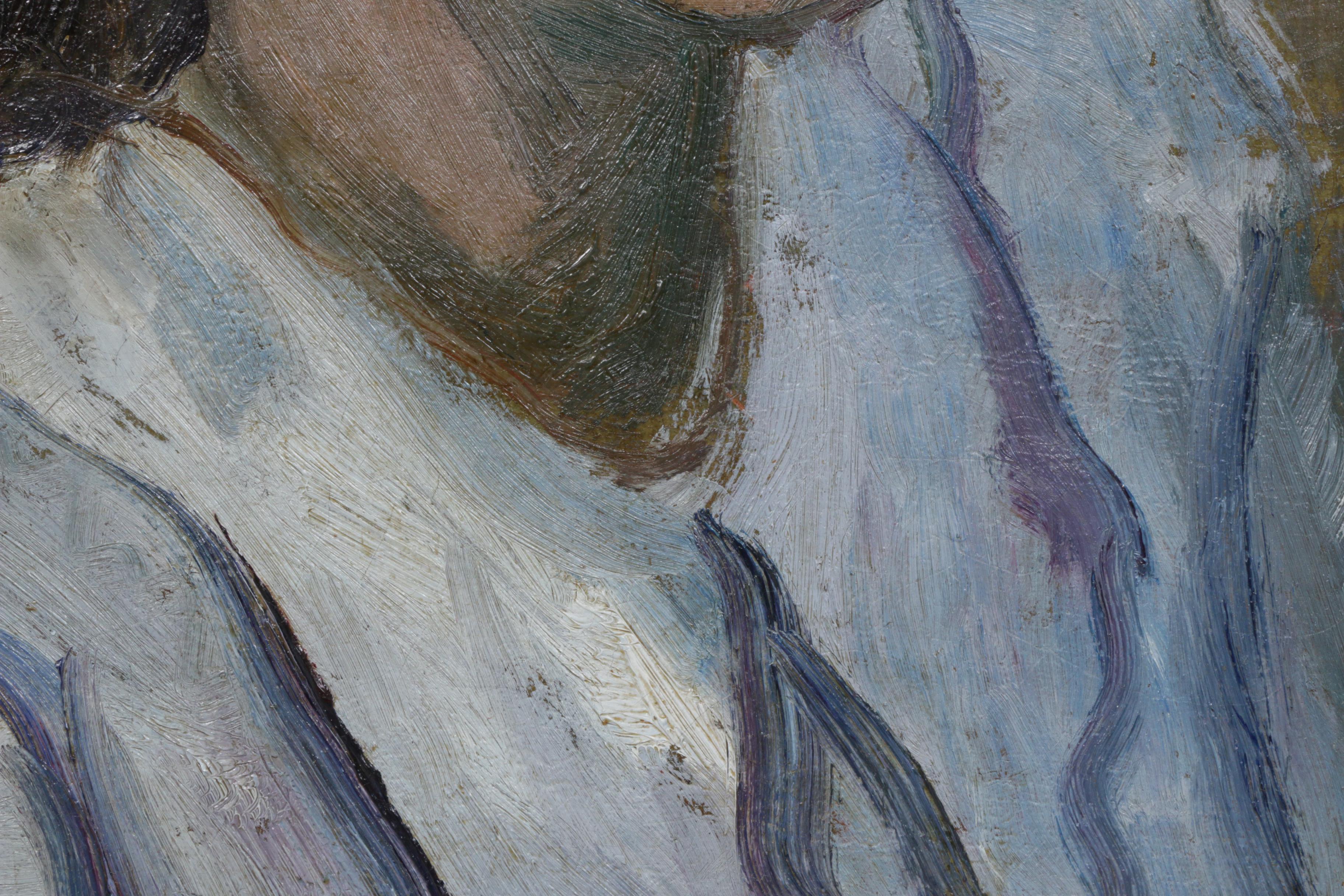 Walter Emerson Baum Oil Painting "Child Portrait"