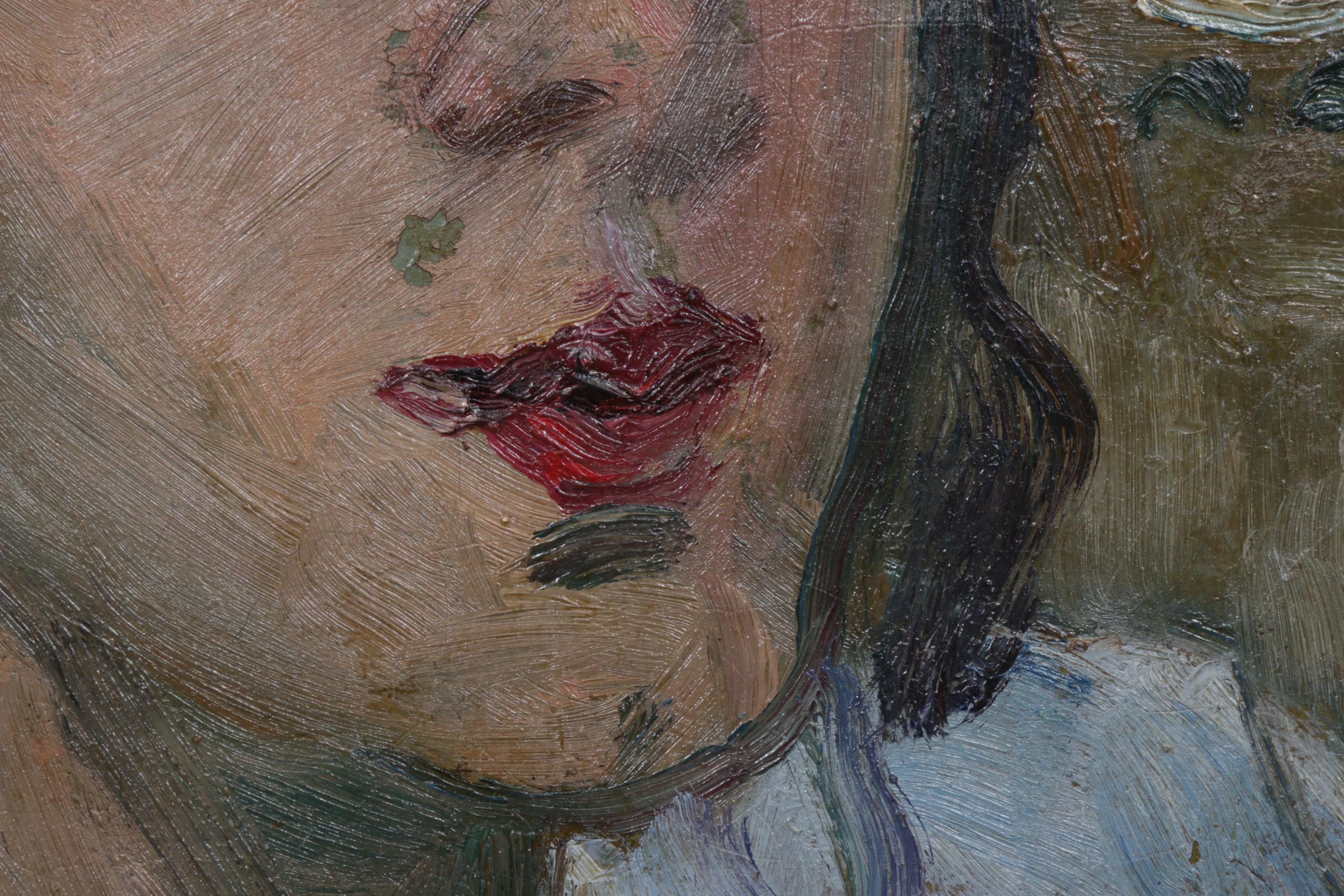 Walter Emerson Baum Oil Painting "Child Portrait"