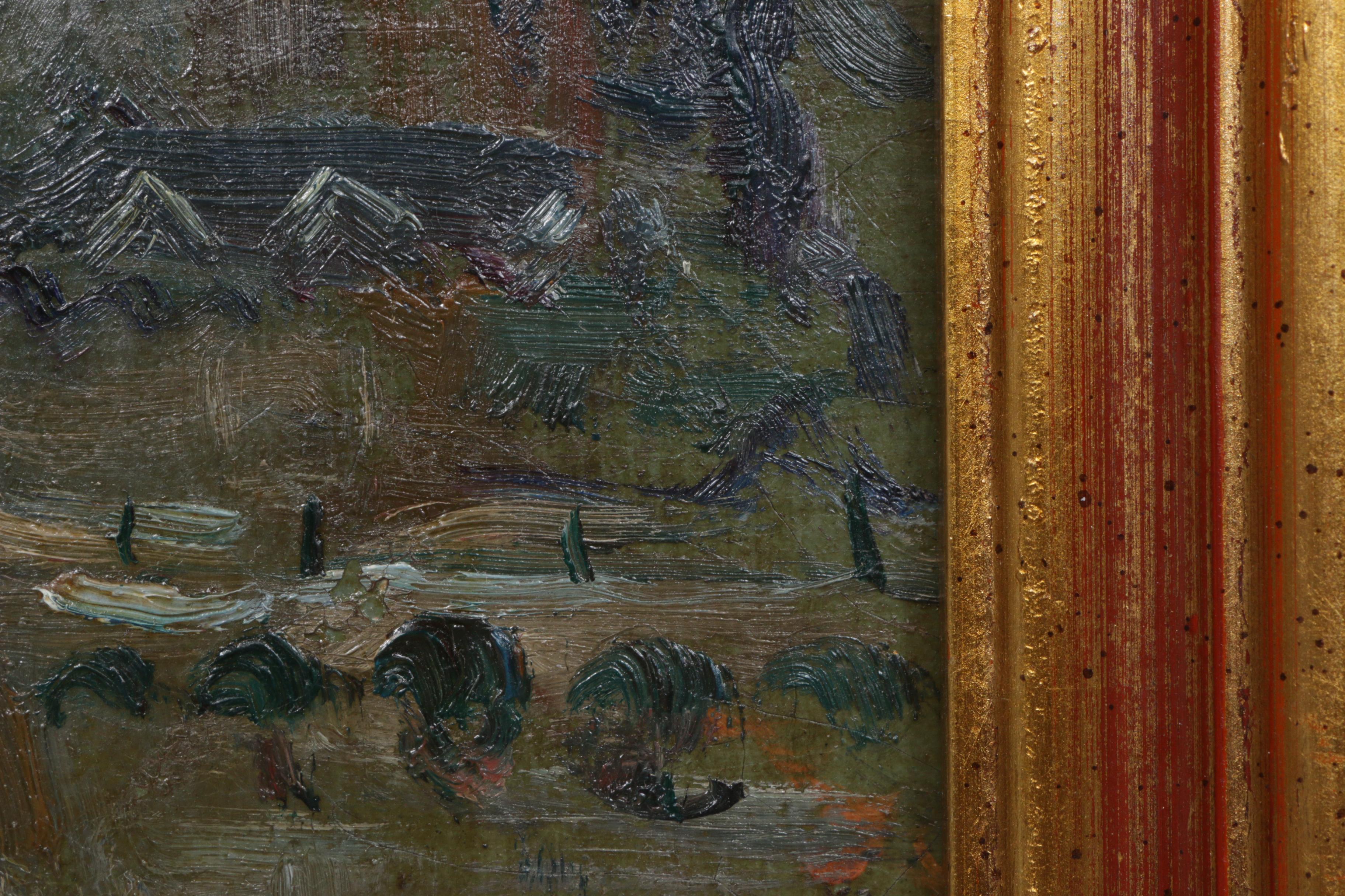 Walter Emerson Baum Oil Painting "Child Portrait"