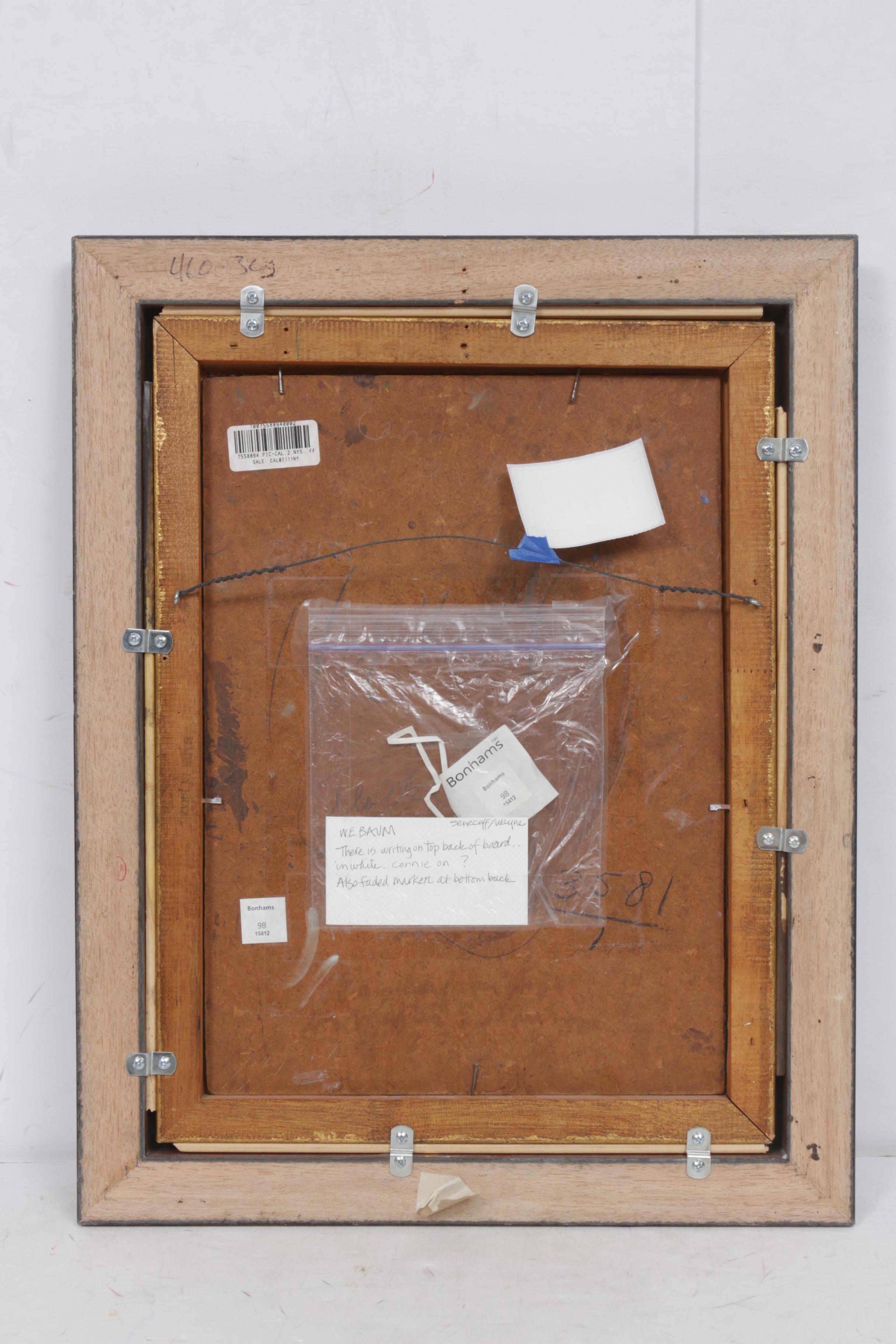 Walter Emerson Baum Oil Painting "Child Portrait"