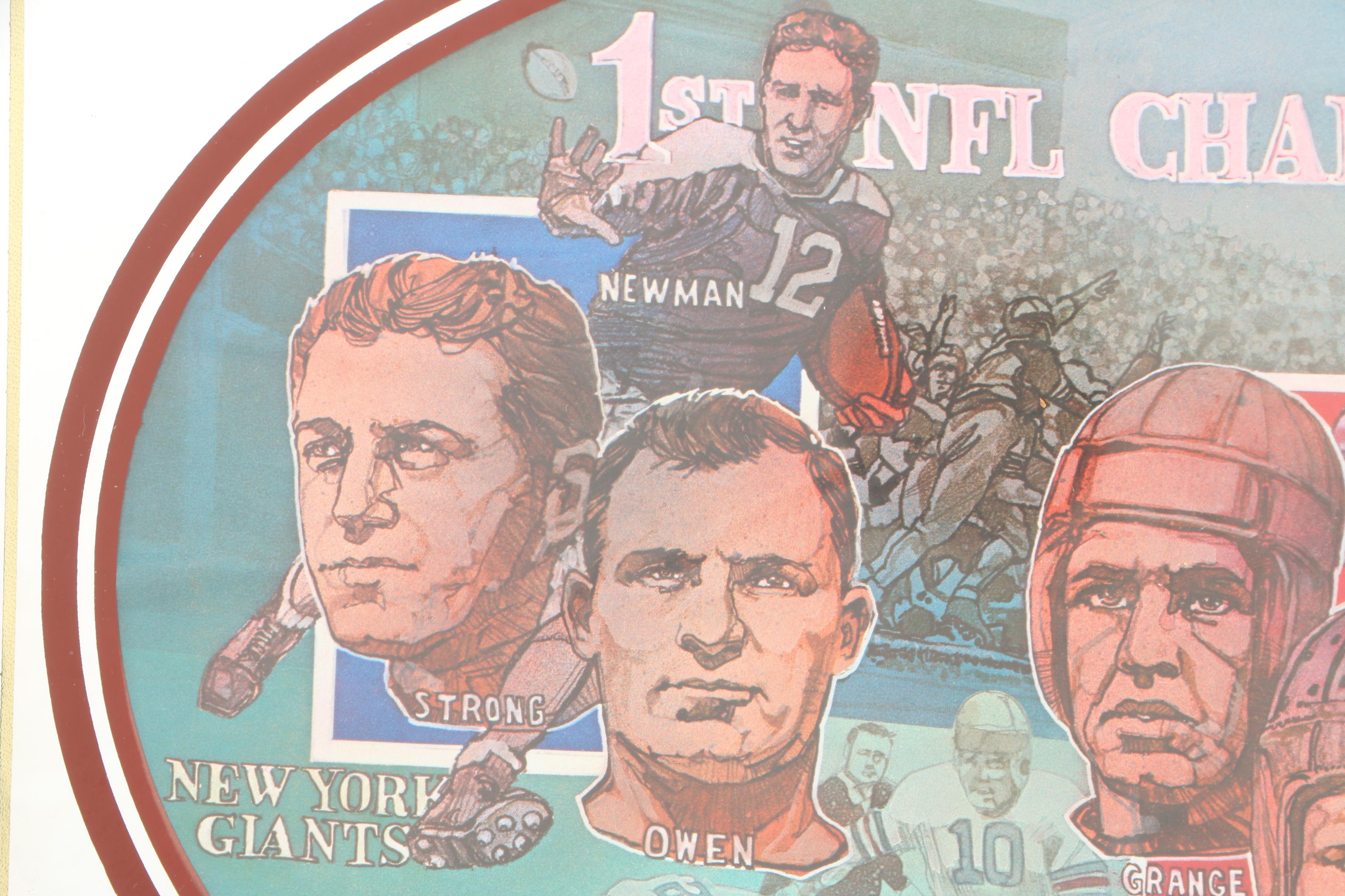 Seagram's "Seven Crowns of Sports" Collection "The 1st NFL Title Game" Mirror