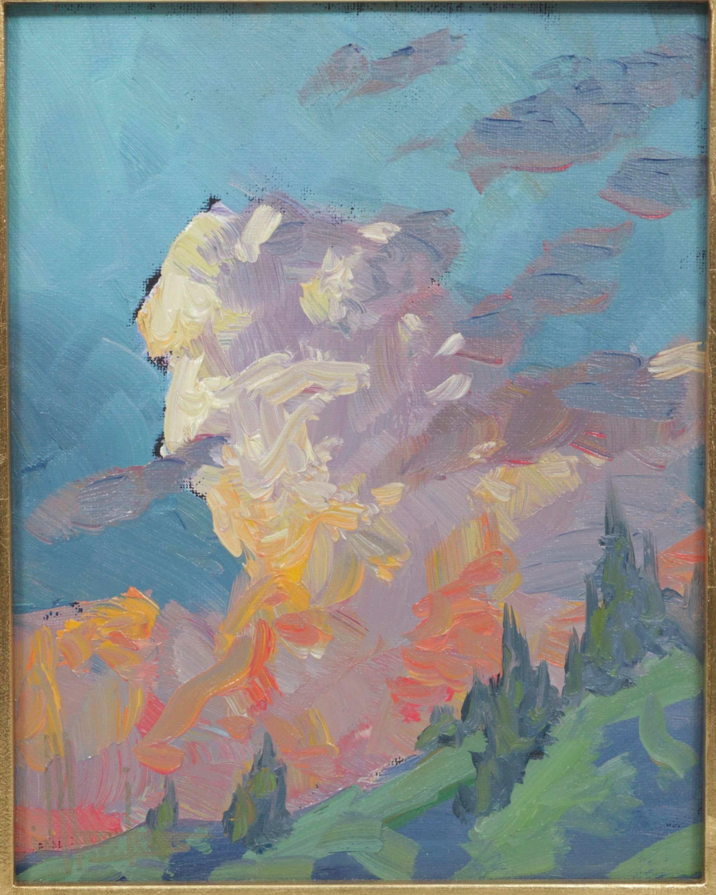 William Hawkins Landscape Oil Painting