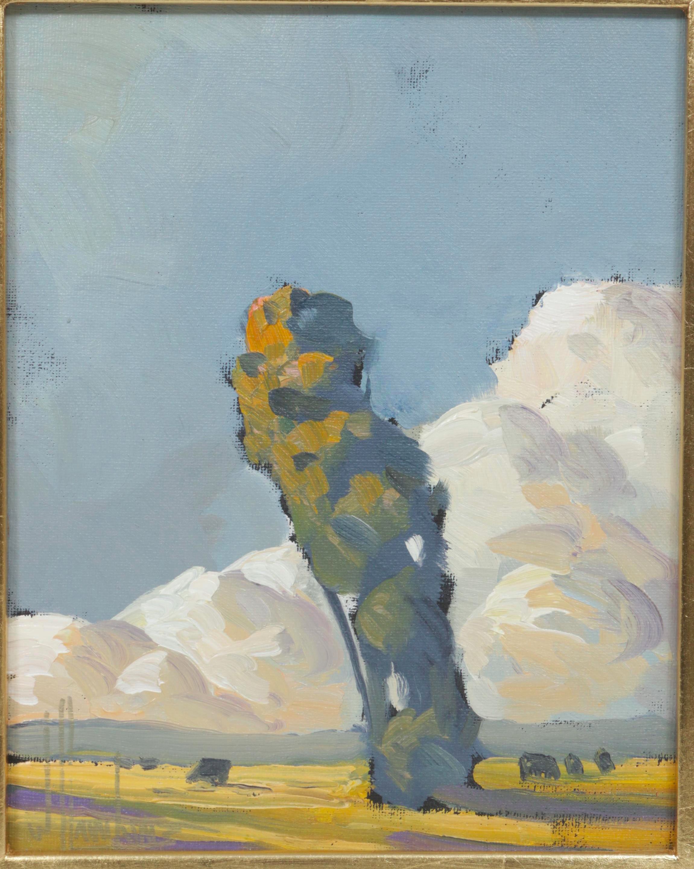 William Hawkins Landscape Oil Painting