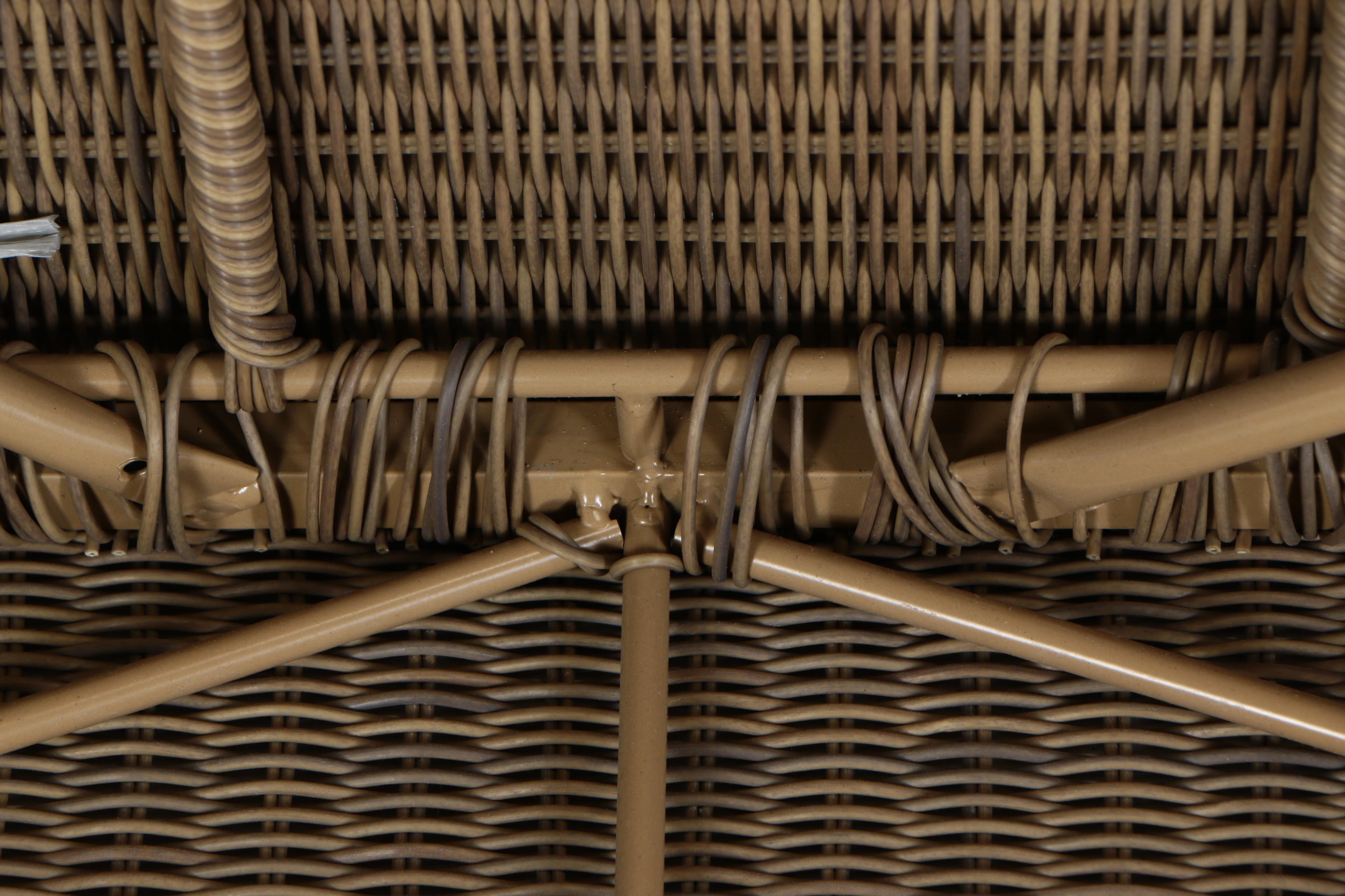 Restoration Hardware, All-Weather Wicker "Biscayne Luxe" Patio Chaise Lounge