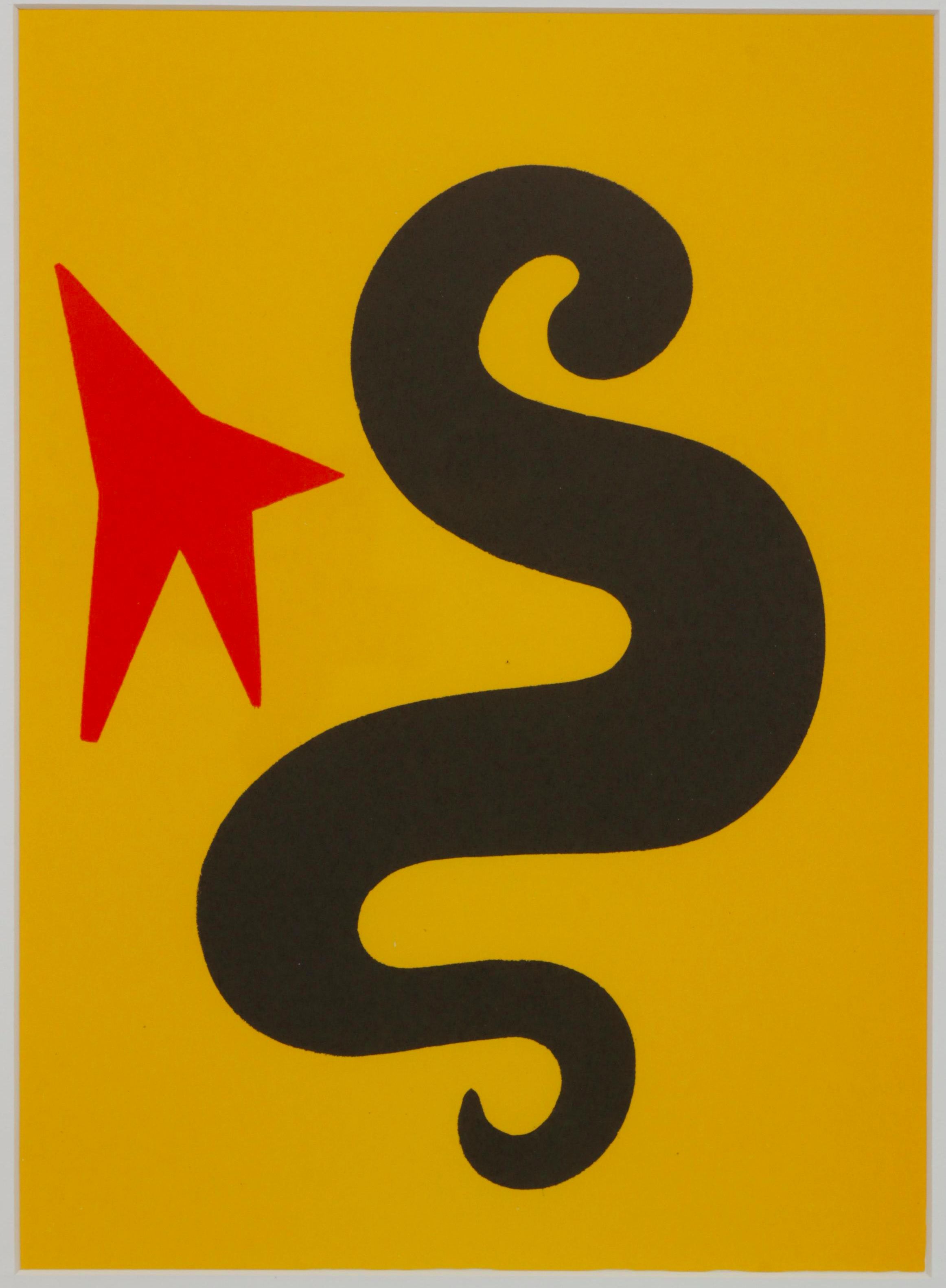 Alexander Calder Color Lithograph for "Derriere le Miroir"
