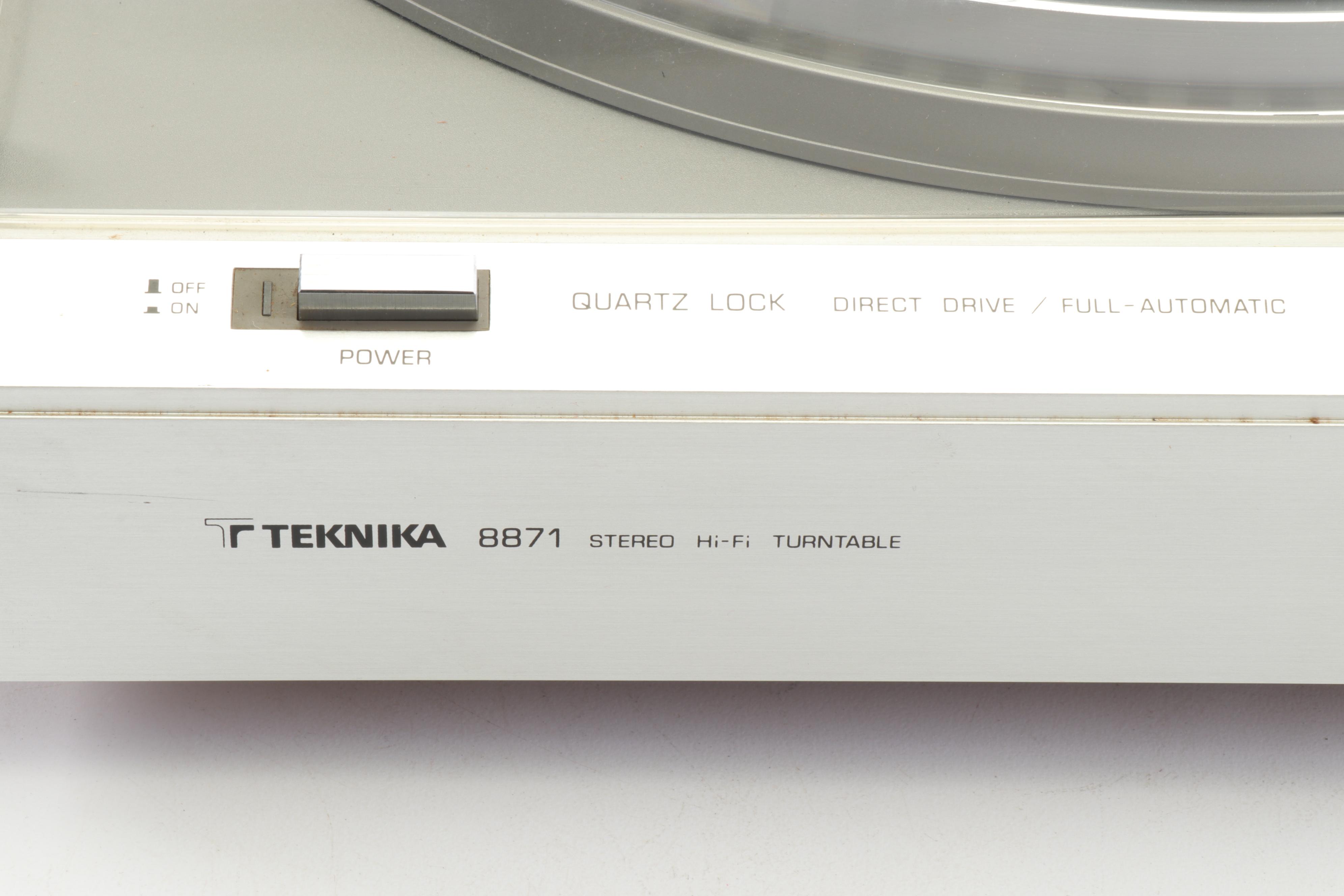 Teknika 8871 Stereo Hi-Fi Turntable
