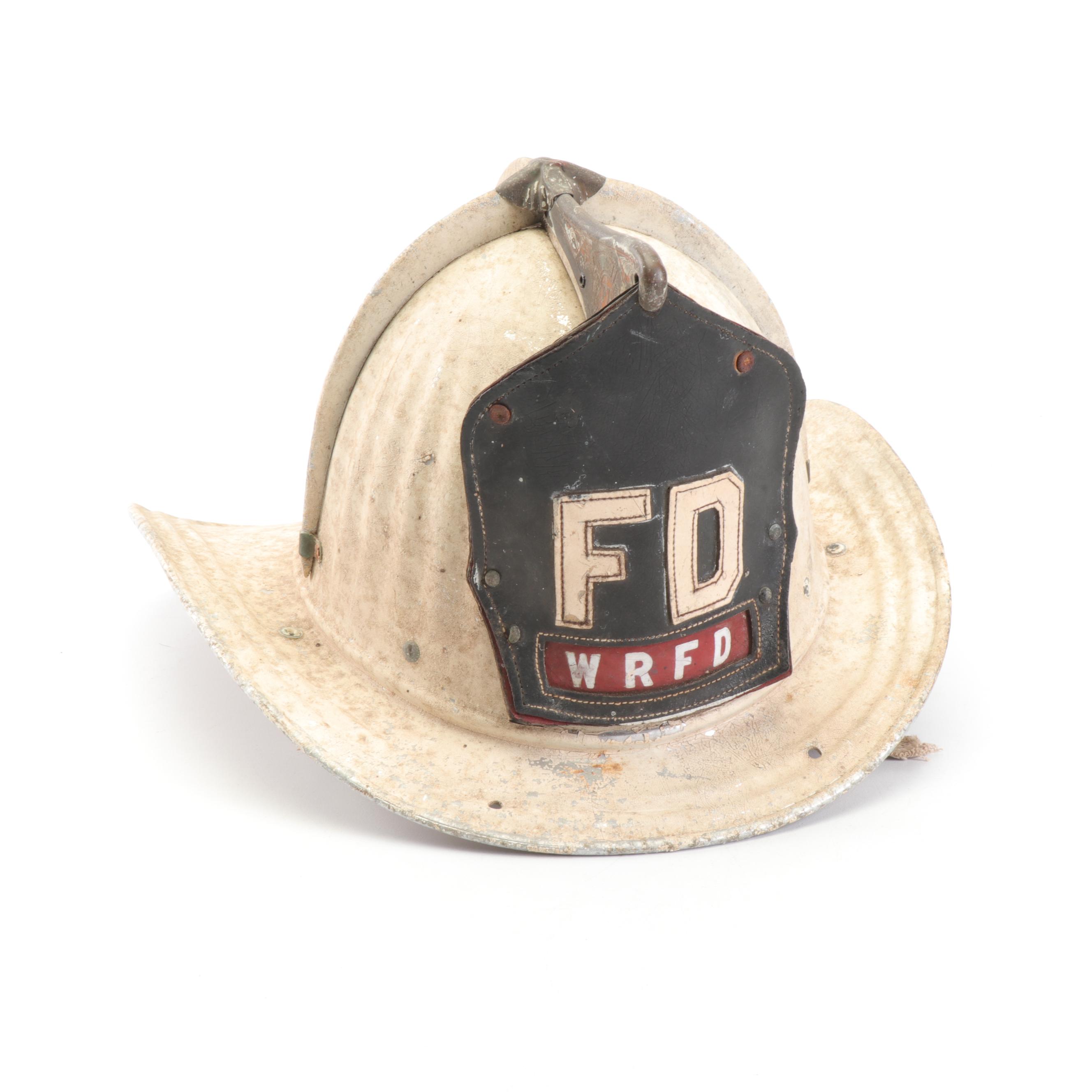 Cairns & Brothers WRFD Metal Fire Department Helmet