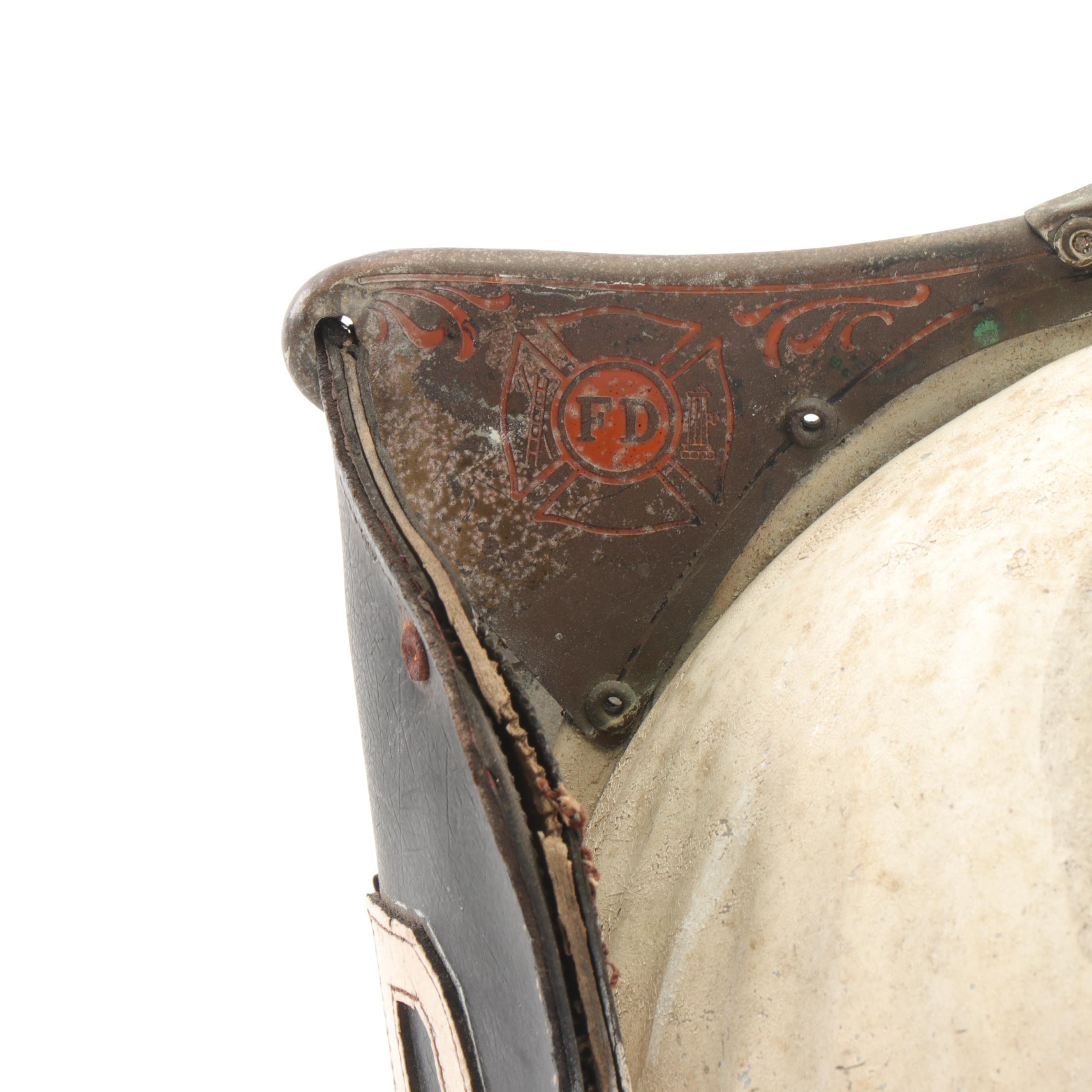 Cairns & Brothers WRFD Metal Fire Department Helmet