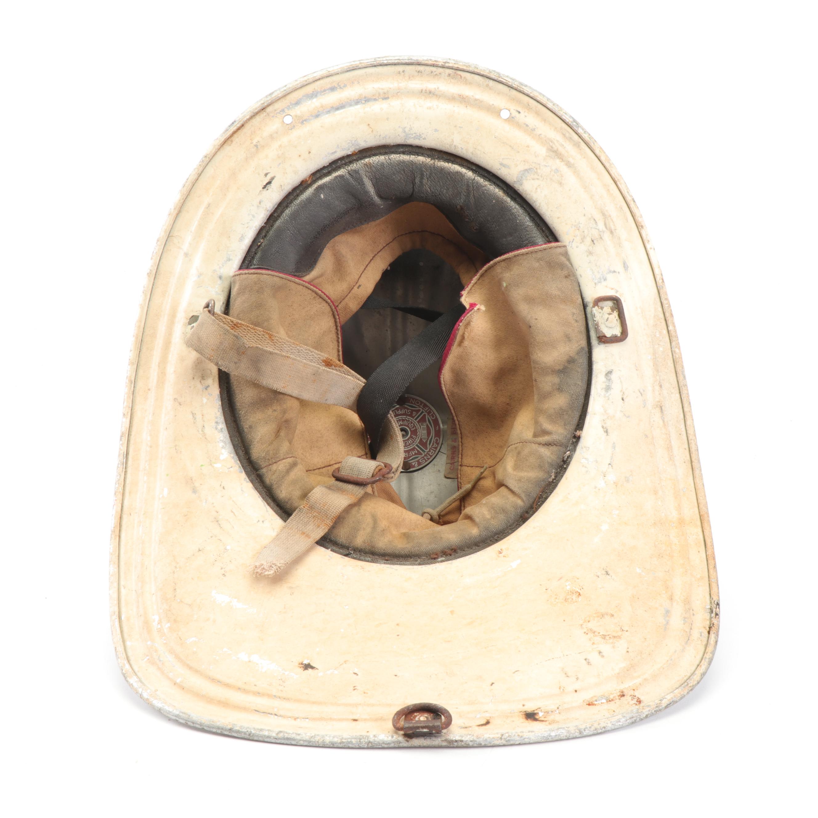 Cairns & Brothers WRFD Metal Fire Department Helmet