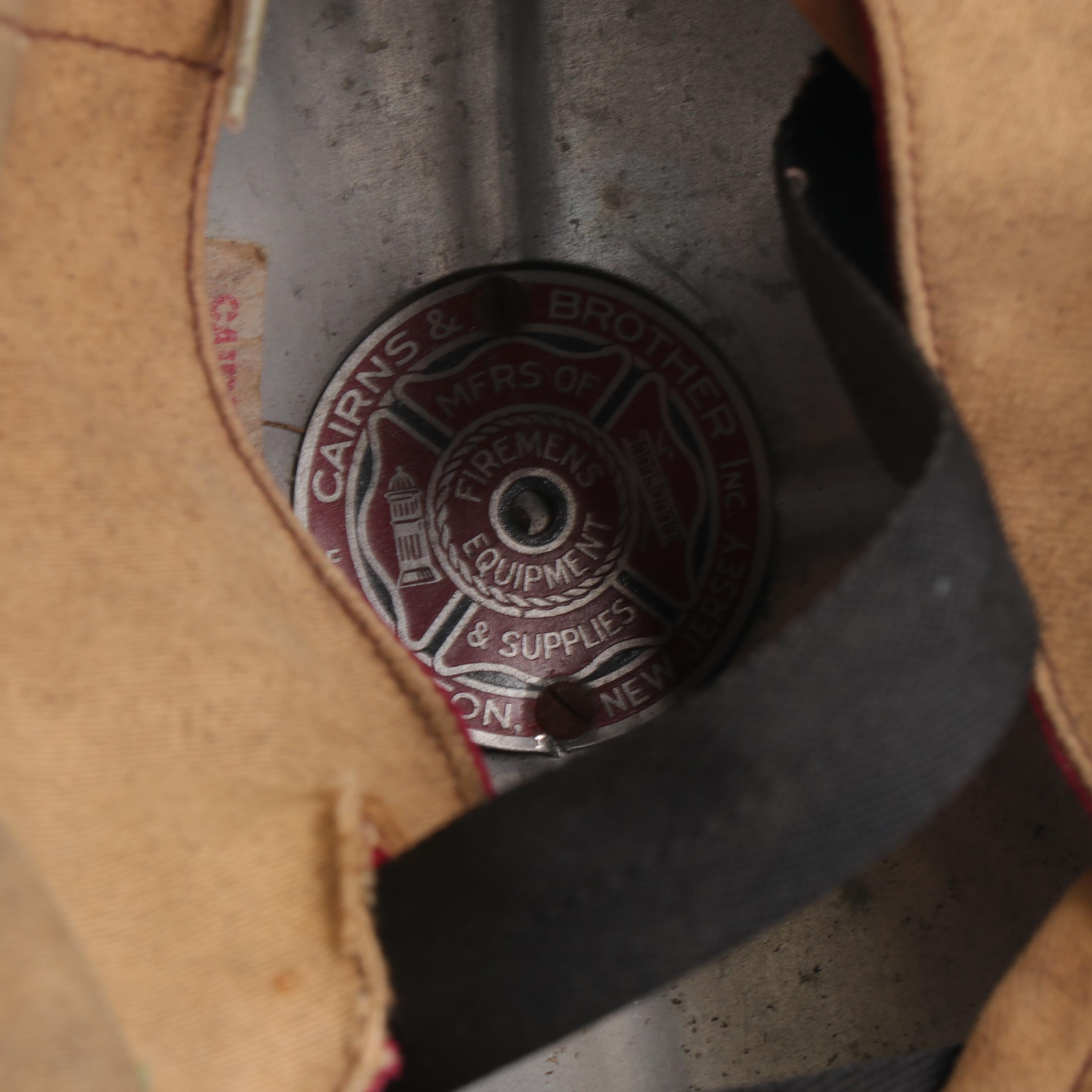 Cairns & Brothers WRFD Metal Fire Department Helmet