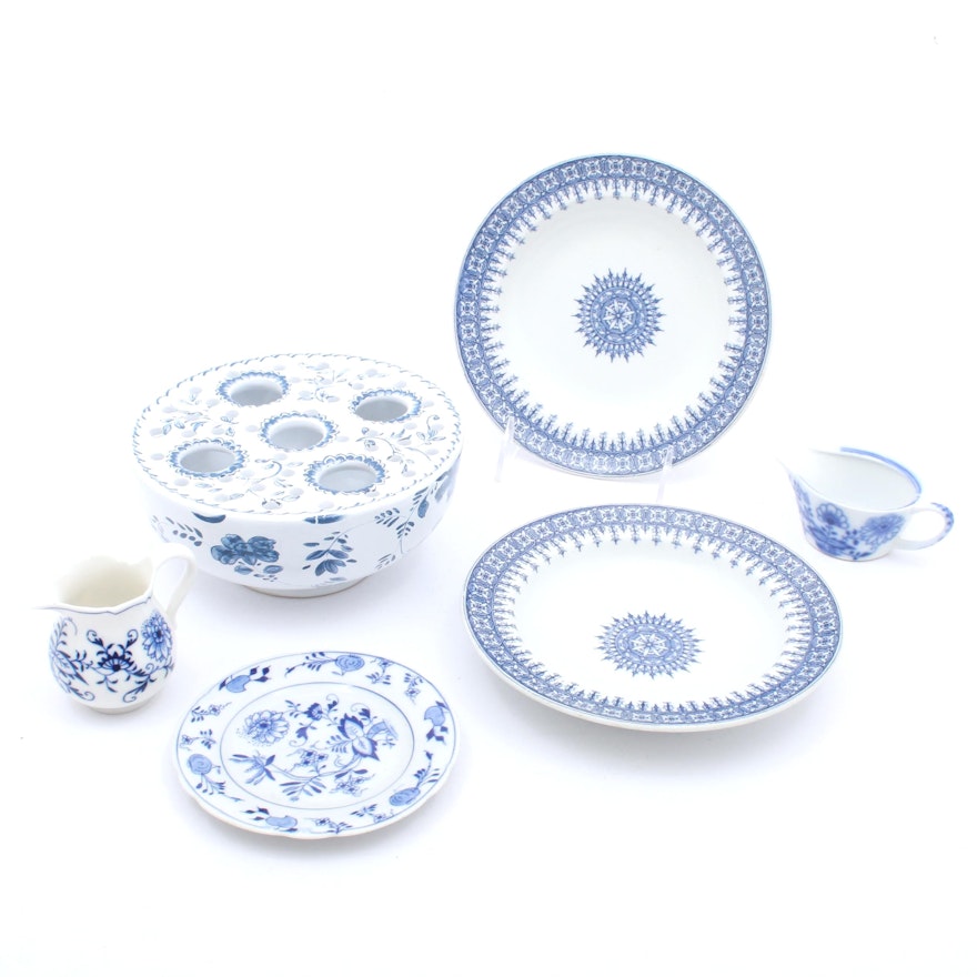 Decorative Tableware Ceramics Featuring Meissen