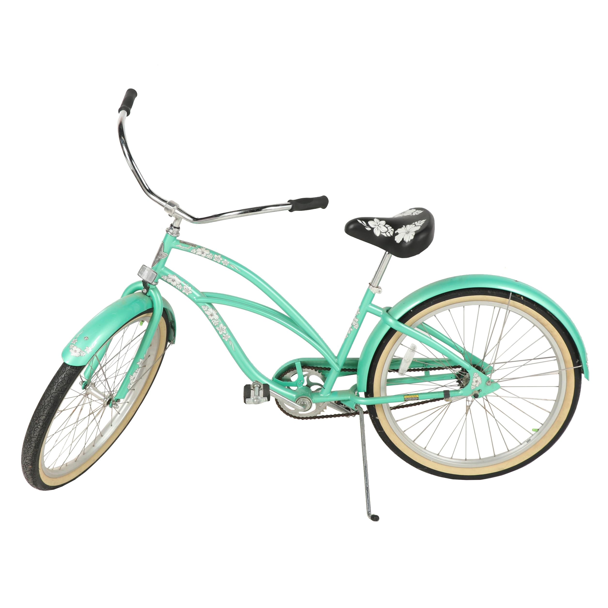 Electra Bicycle Co. "Hawaii 3i" Bicycle in Mint Green, Circa 2011