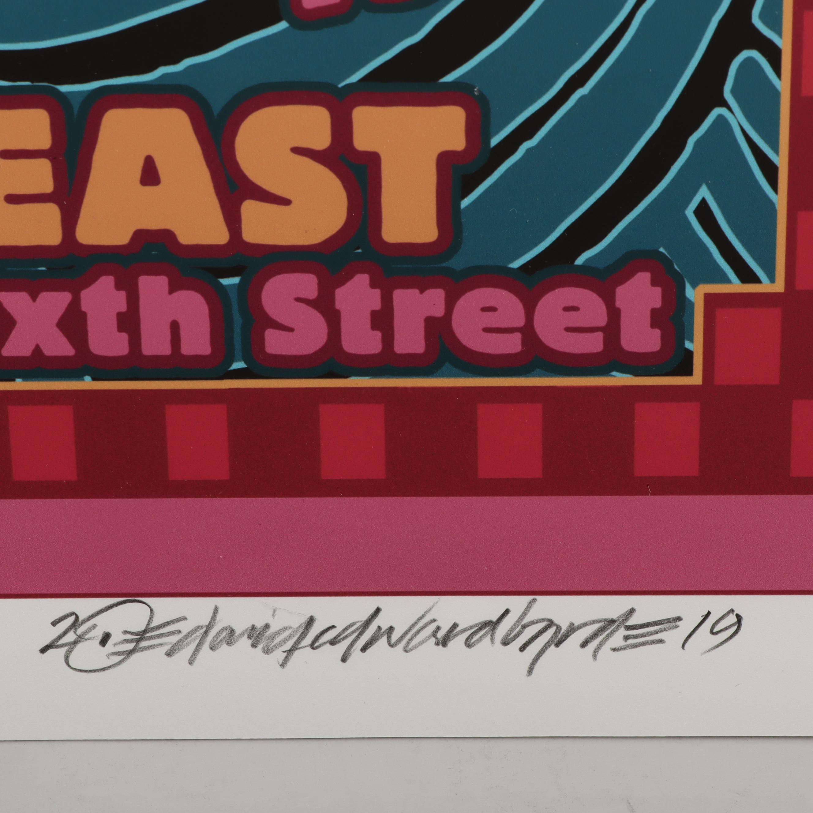 David Edward Byrd Giclee Print of Elton John Concert Poster