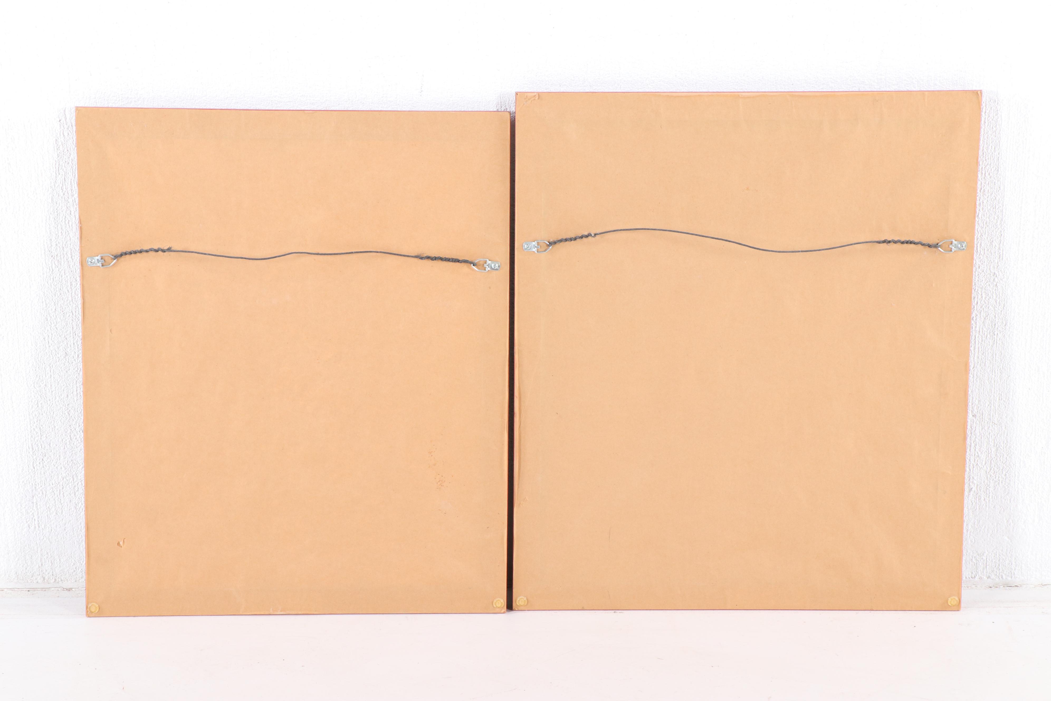 Late 20th Century Watercolor Paintings