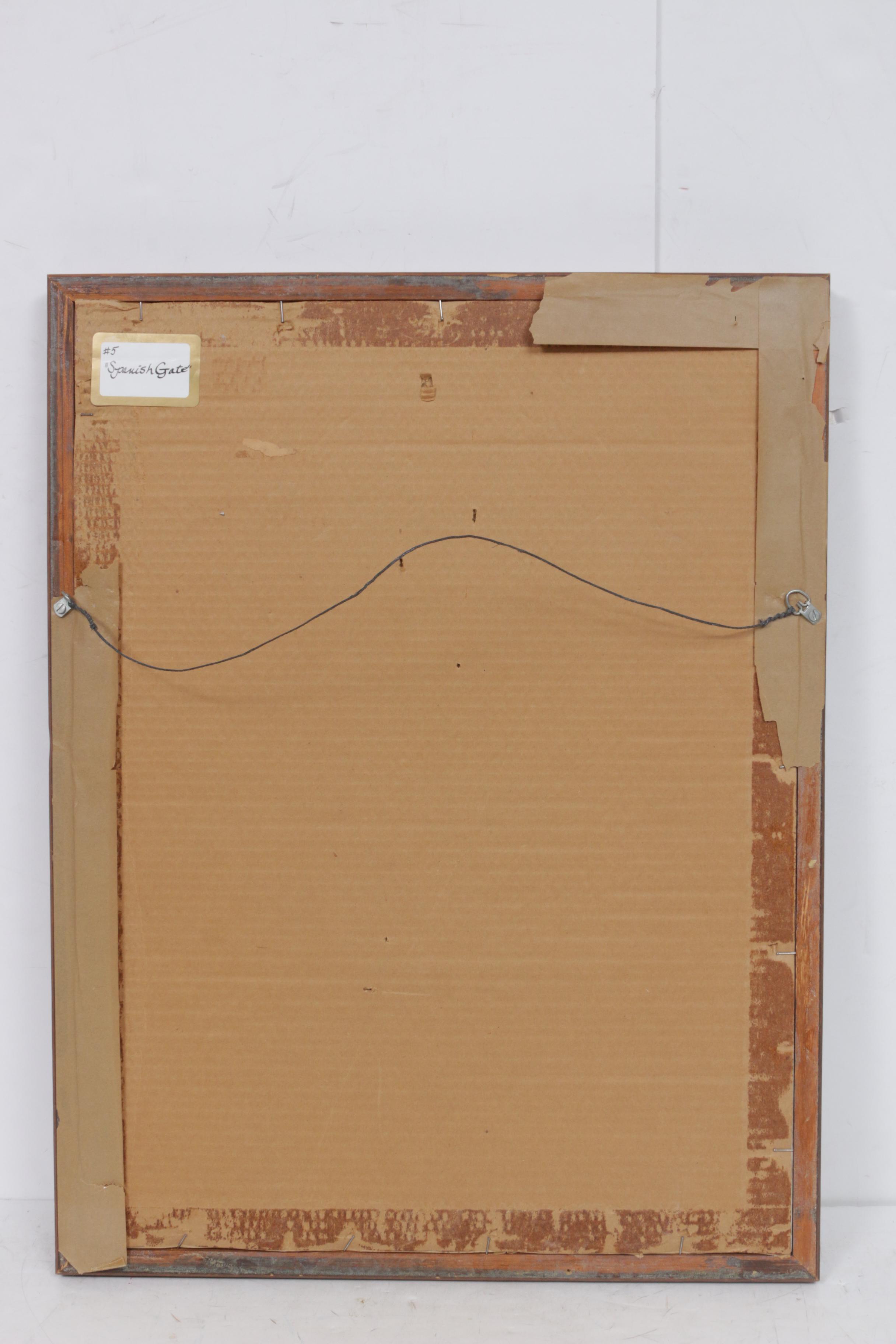 Crawford Donnelly Watercolor Painting "Spanish Gate"