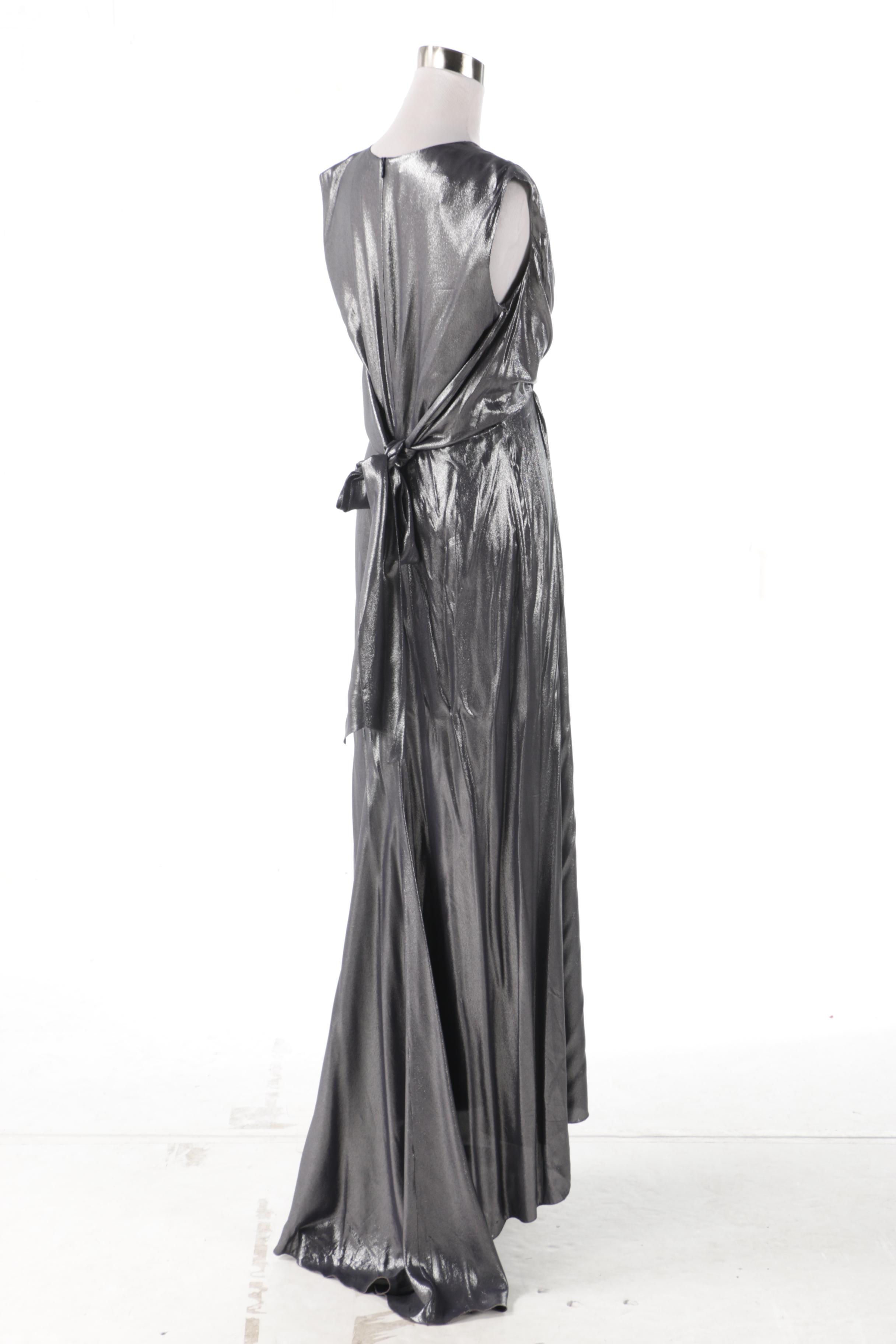 Cédric Charlier Lamé Gown Worn at 23rd Annual Critics' Choice Awards, 2018