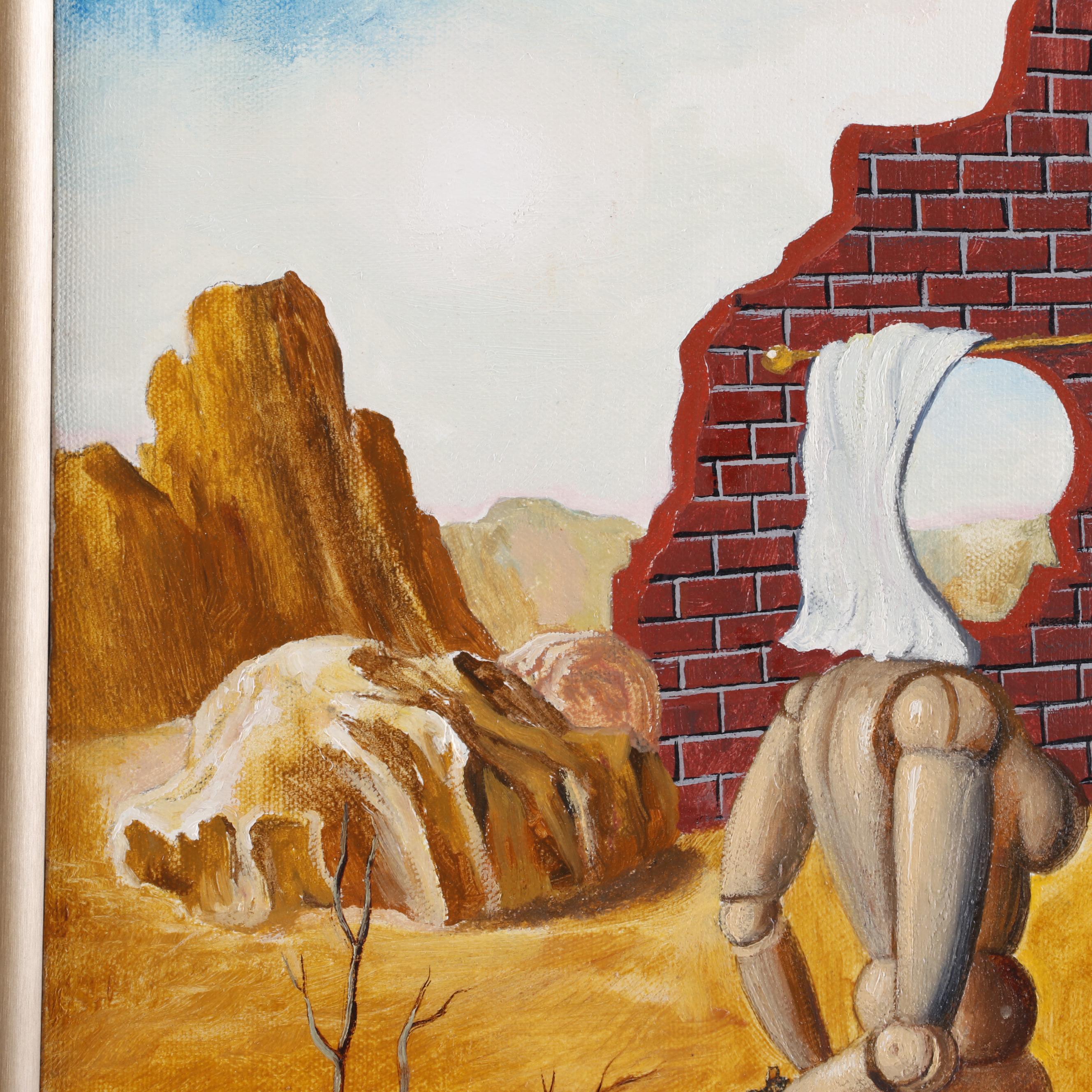 Anton Brzezinski Surrealist Oil Painting "Morocco"