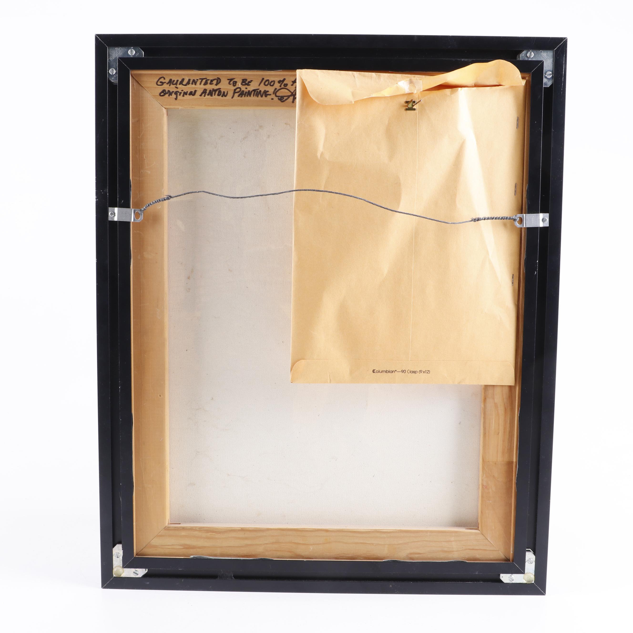 Anton Brzezinski Surrealist Oil Painting "Morocco"