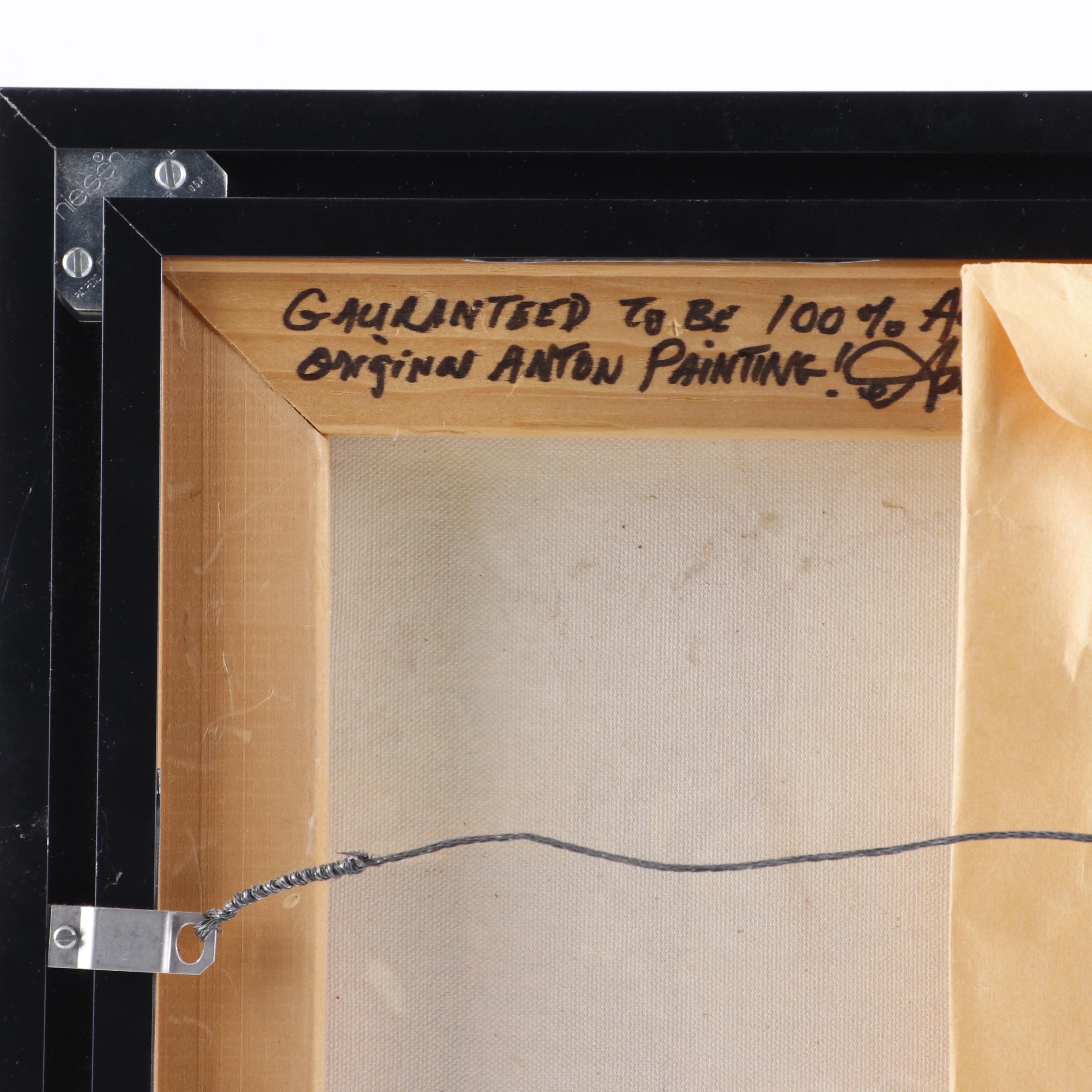 Anton Brzezinski Surrealist Oil Painting "Morocco"