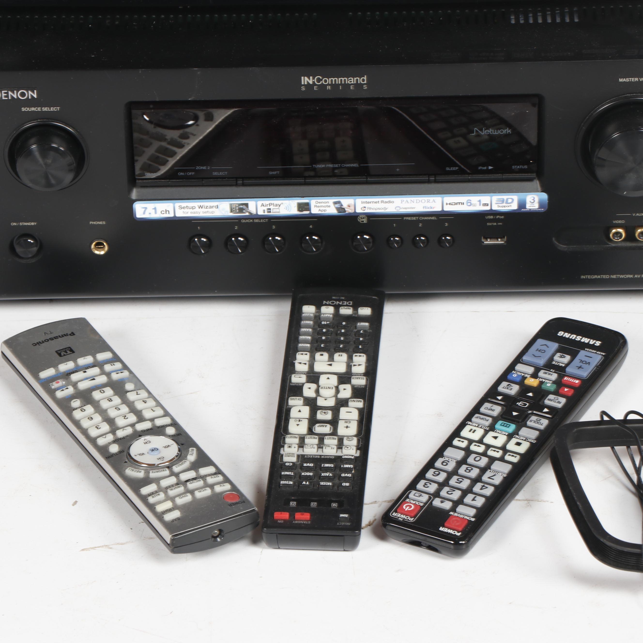 Panasonic Television with Definitive Subwoofer Speakers, Blu-ray Player and More