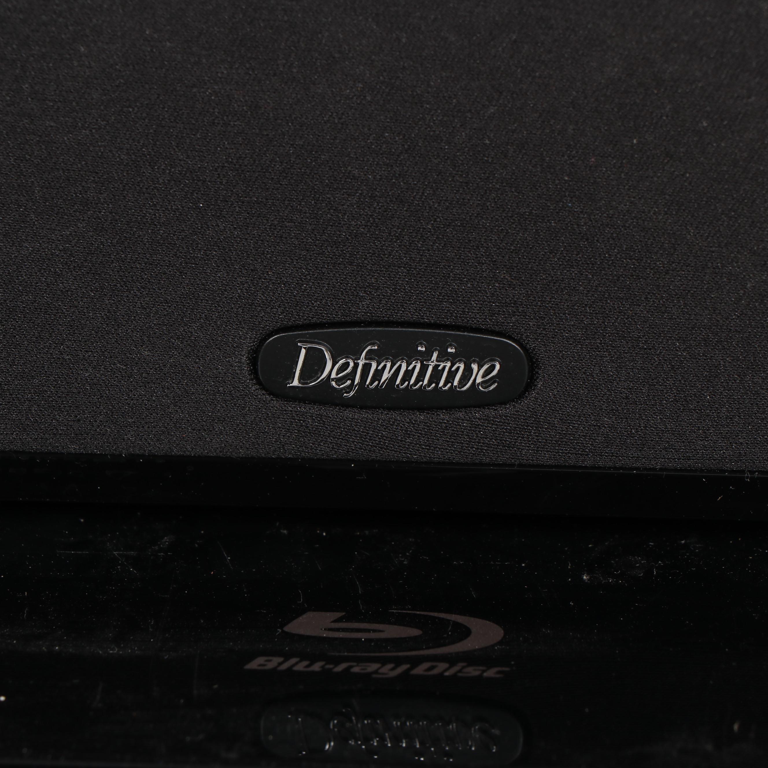 Panasonic Television with Definitive Subwoofer Speakers, Blu-ray Player and More