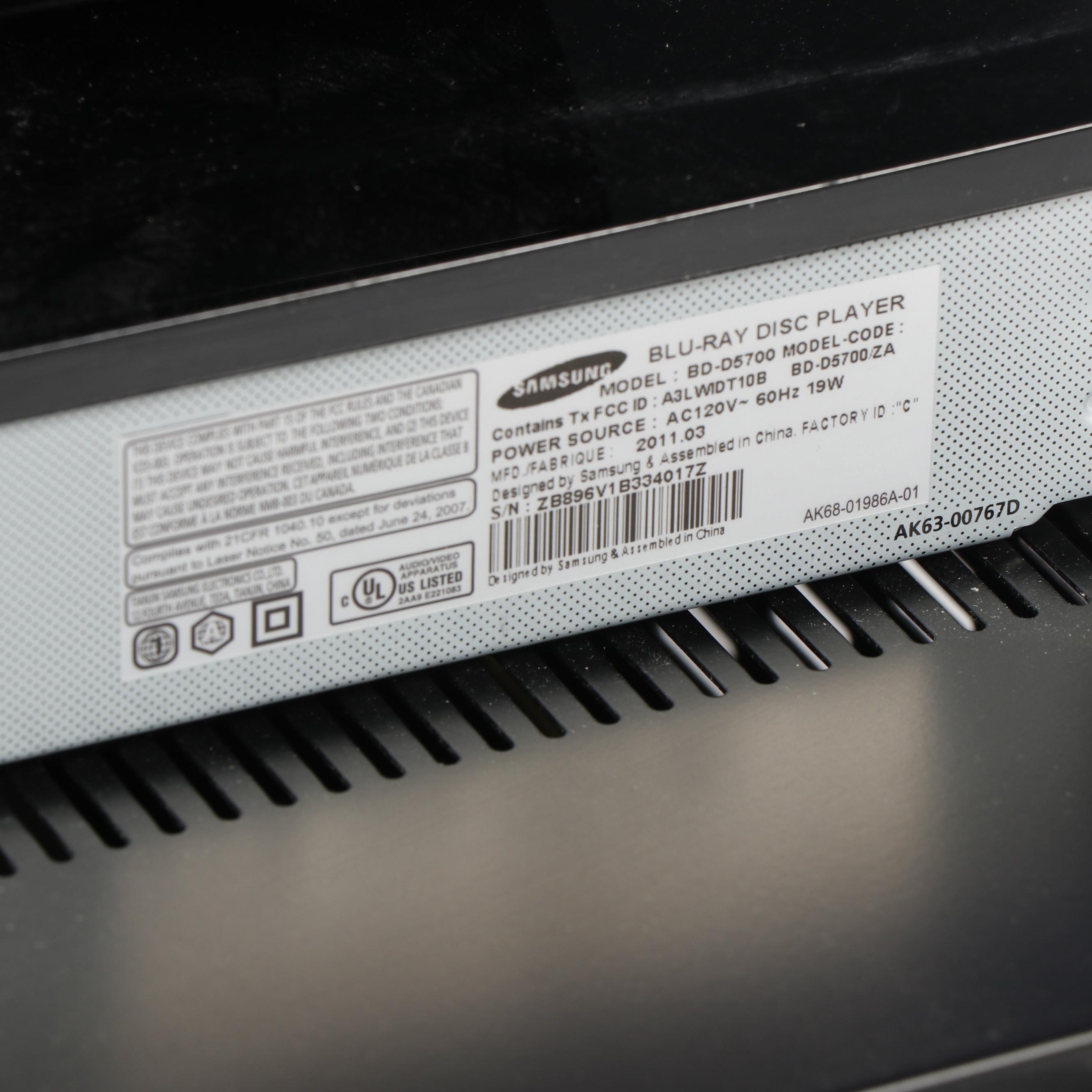 Panasonic Television with Definitive Subwoofer Speakers, Blu-ray Player and More