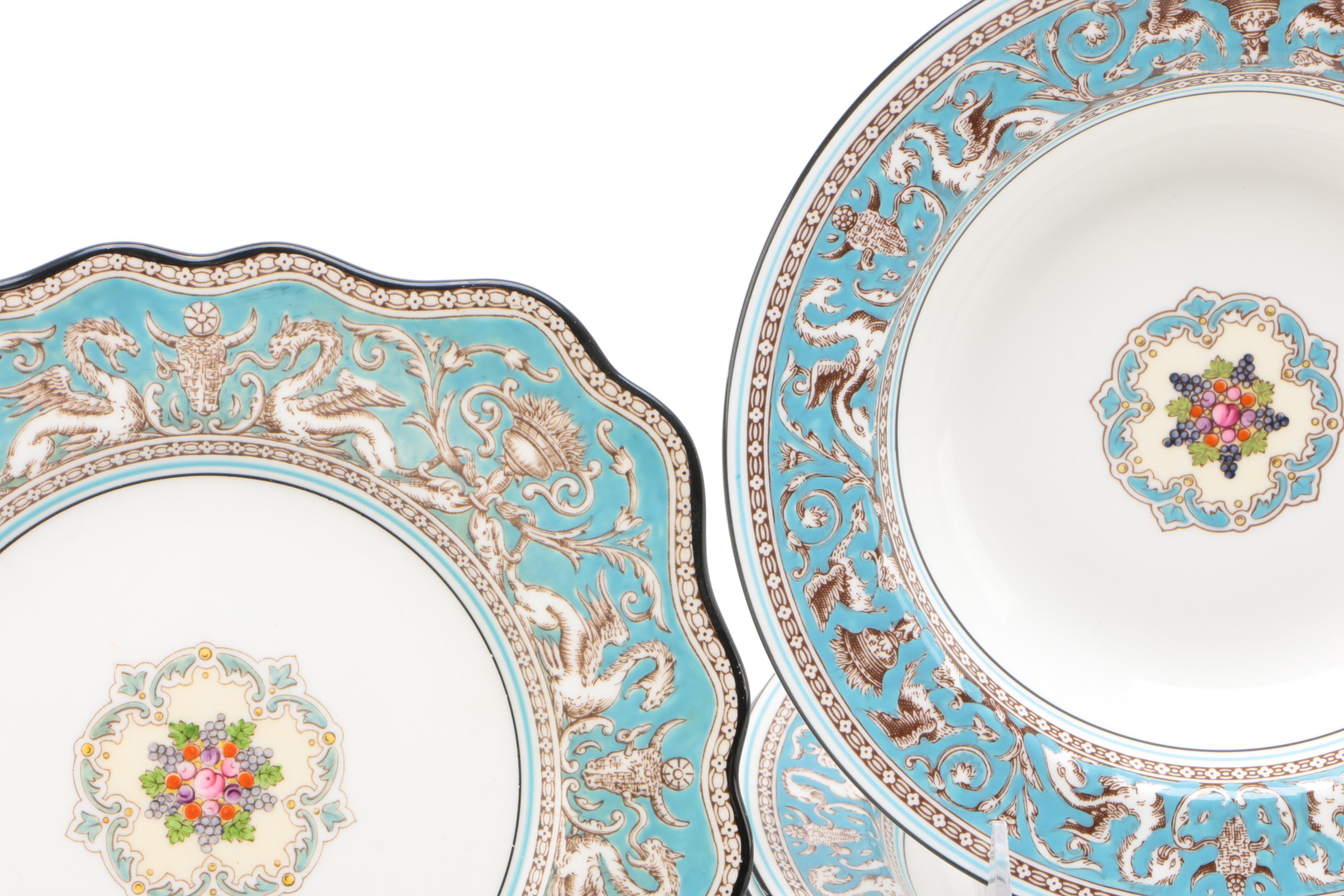 Wedgwood "Florentine" Bone China Dinnerware, Mid/Late 20th Century
