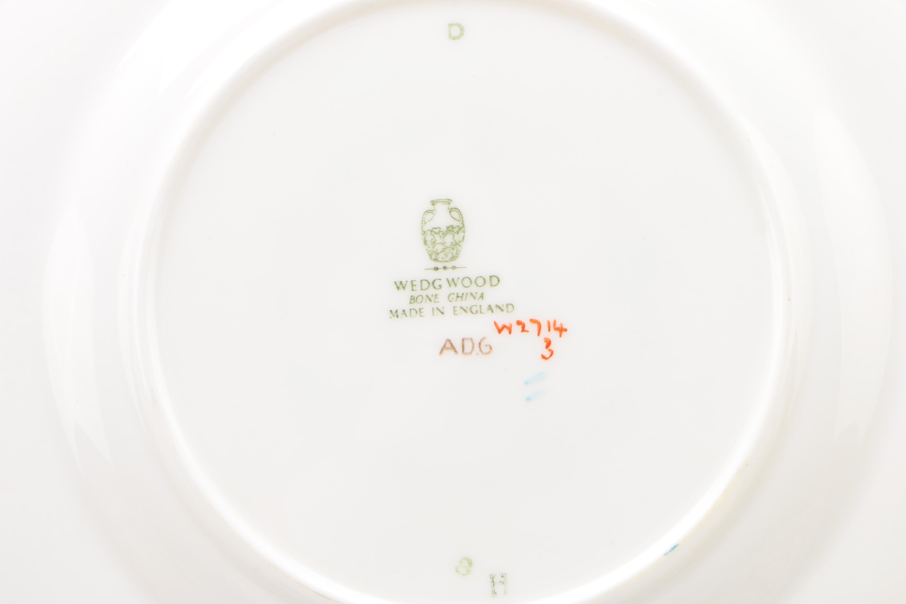 Wedgwood "Florentine" Bone China Dinnerware, Mid/Late 20th Century