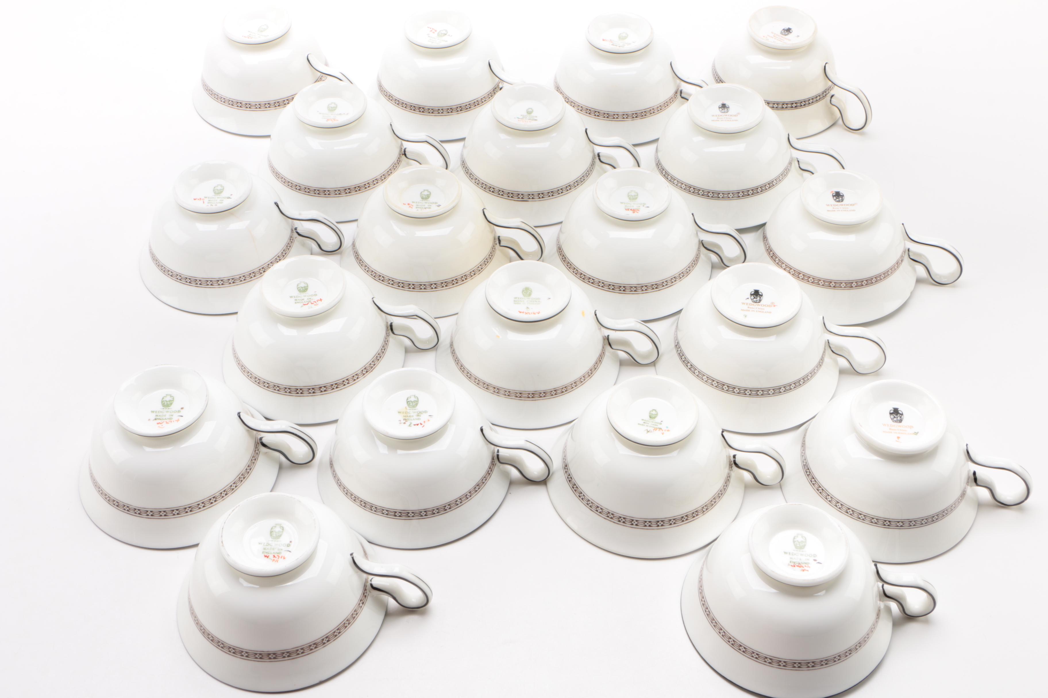 Wedgwood "Florentine" Bone China Dinnerware, Mid/Late 20th Century