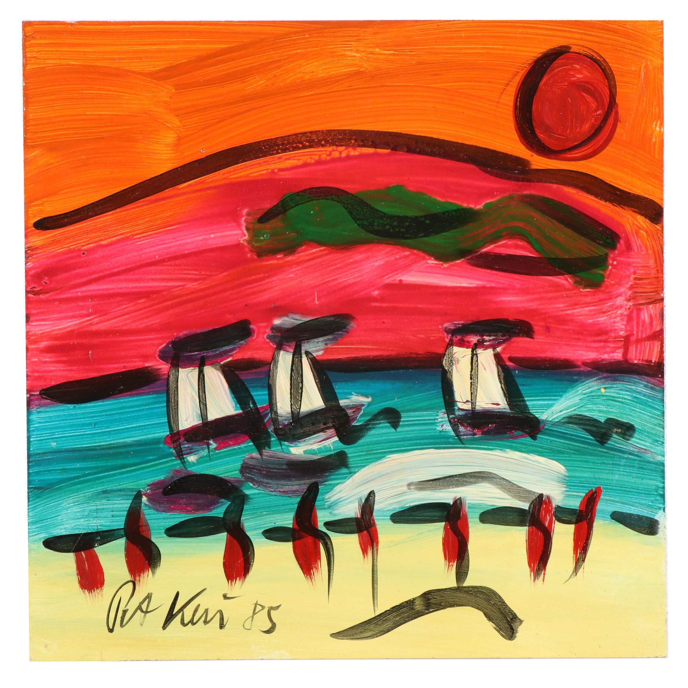 Peter Keil Oil Painting "Starnberg Munich"