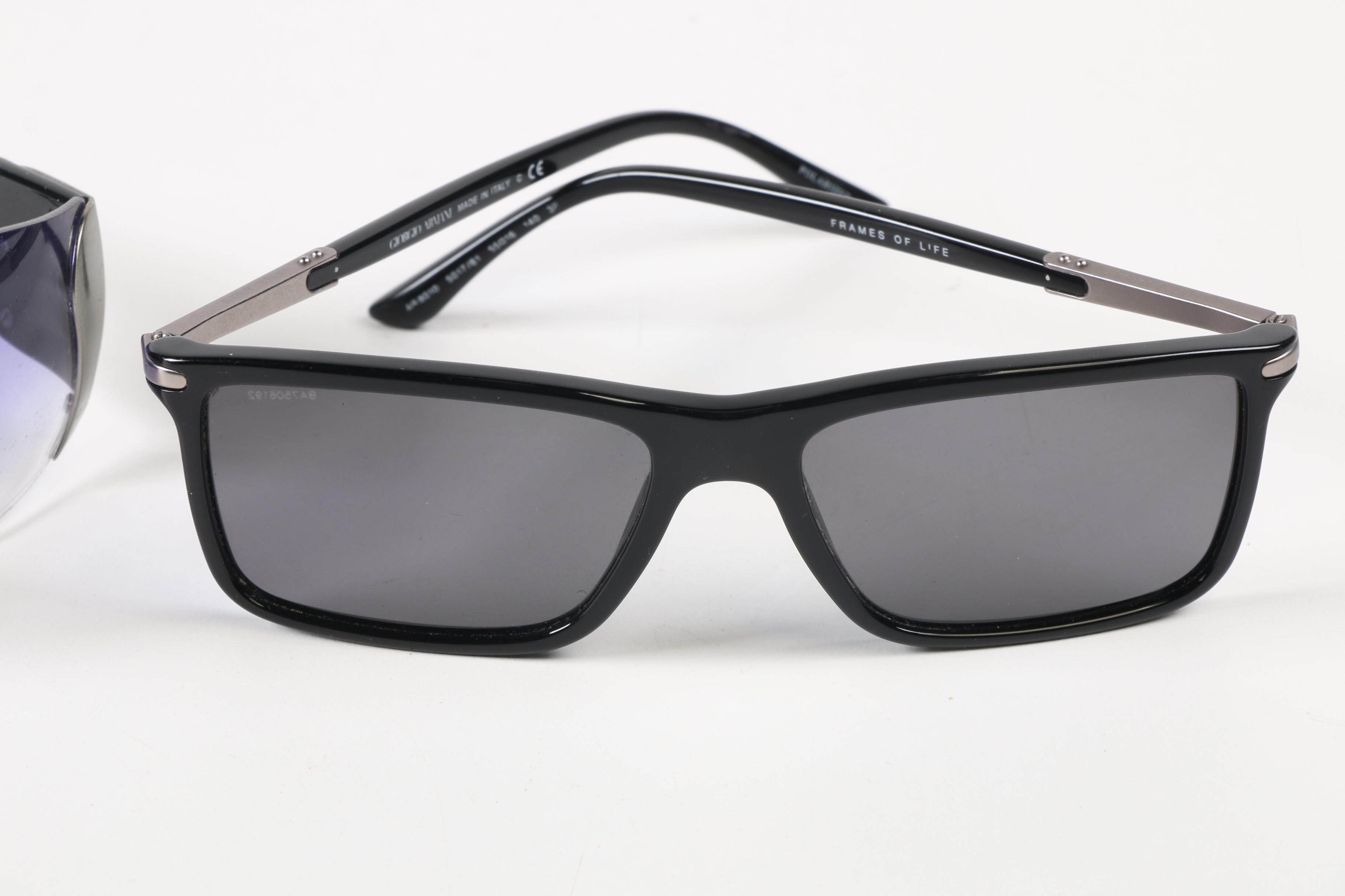 Prada SPR 58S, SPR 510 and Giorgio Armani AR8010 Sunglasses