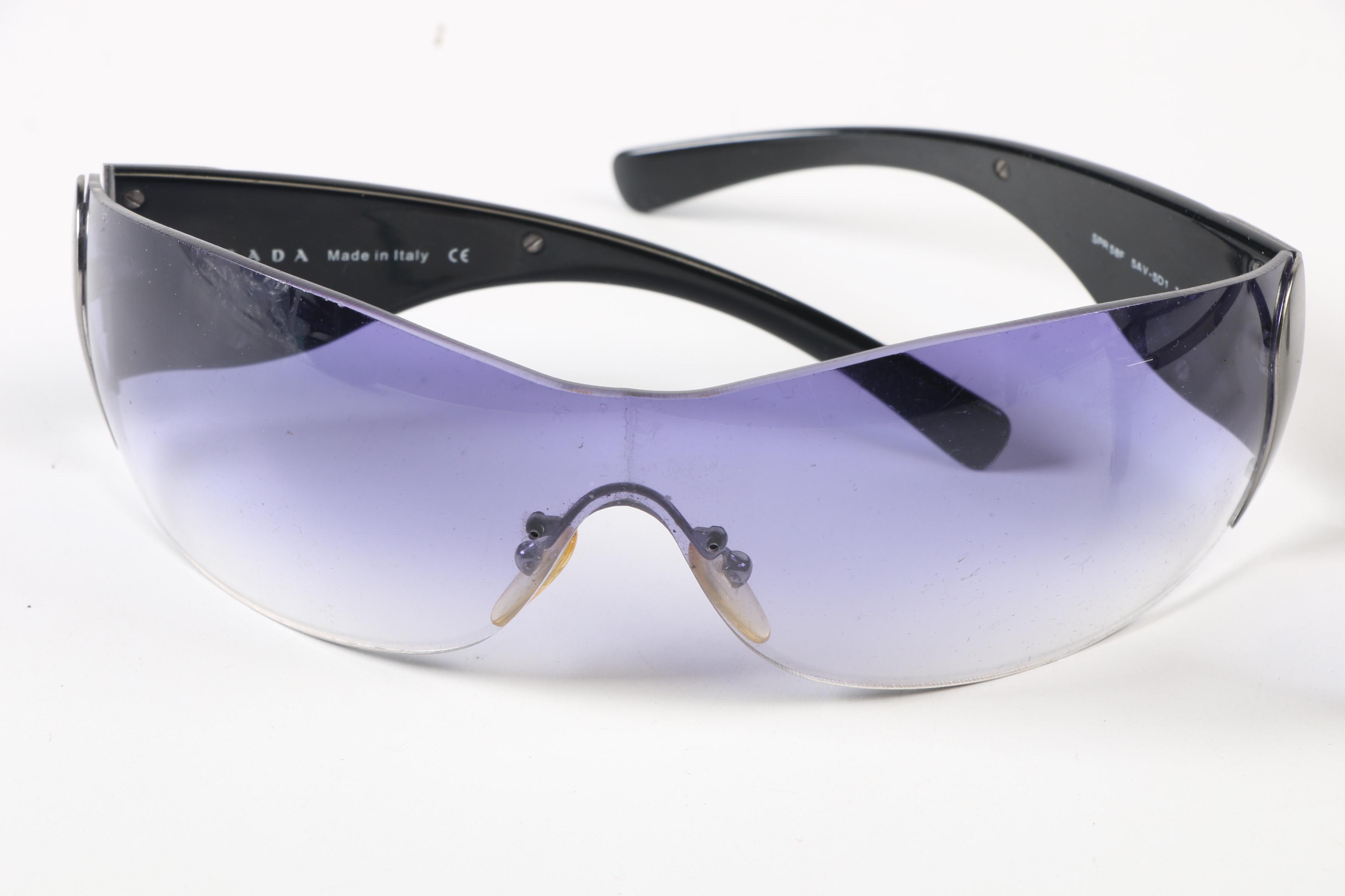 Prada SPR 58S, SPR 510 and Giorgio Armani AR8010 Sunglasses