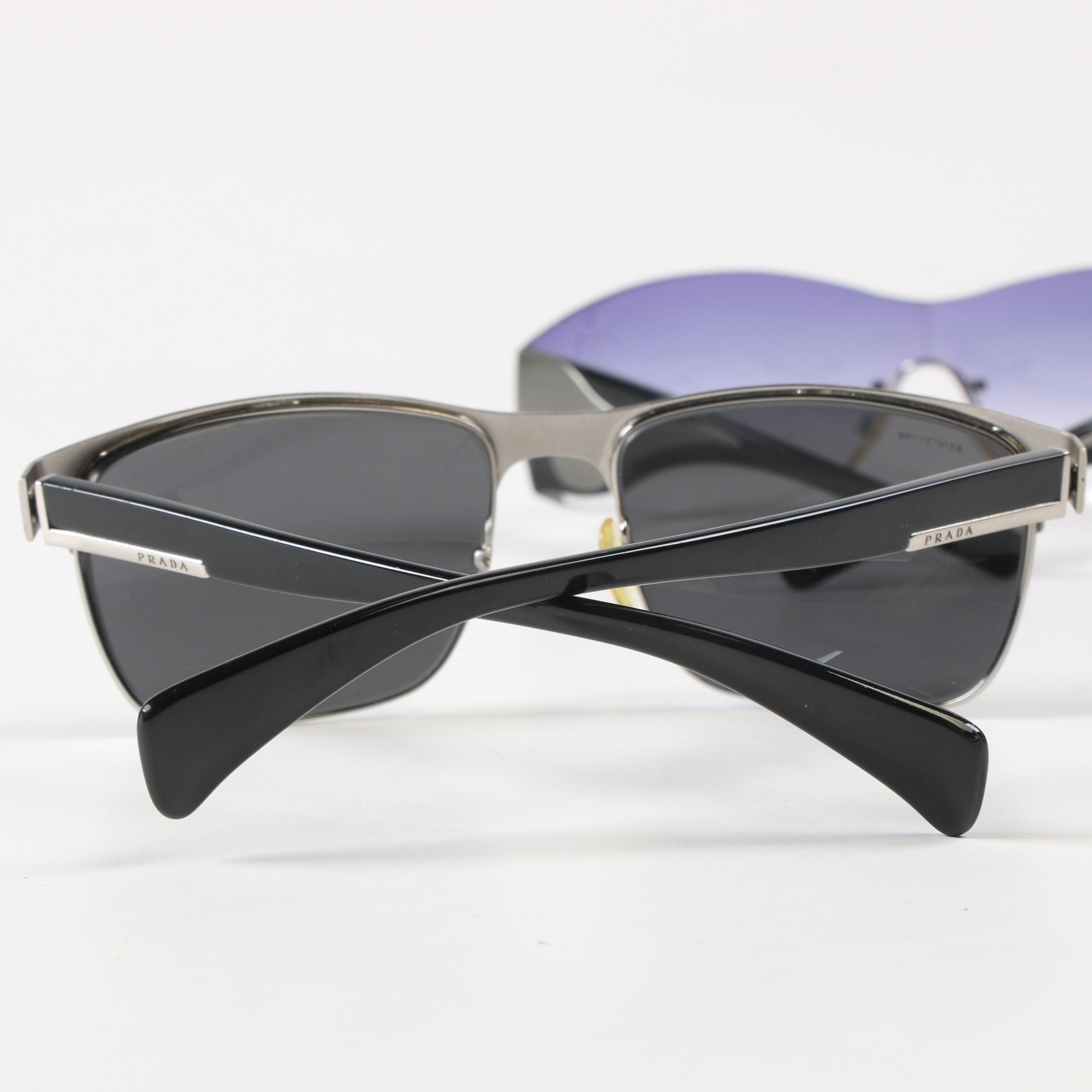 Prada SPR 58S, SPR 510 and Giorgio Armani AR8010 Sunglasses