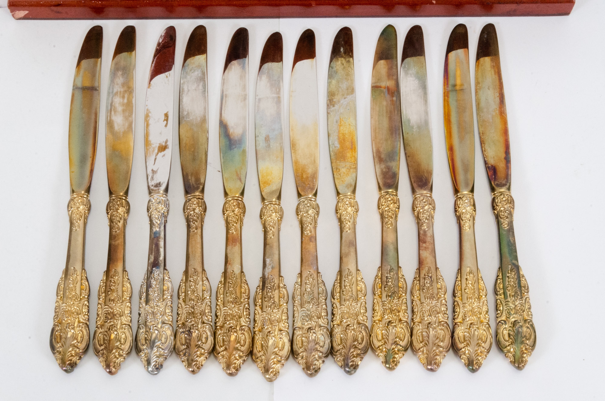 Godinger "Baroque" Gold-Plated Flatware Set